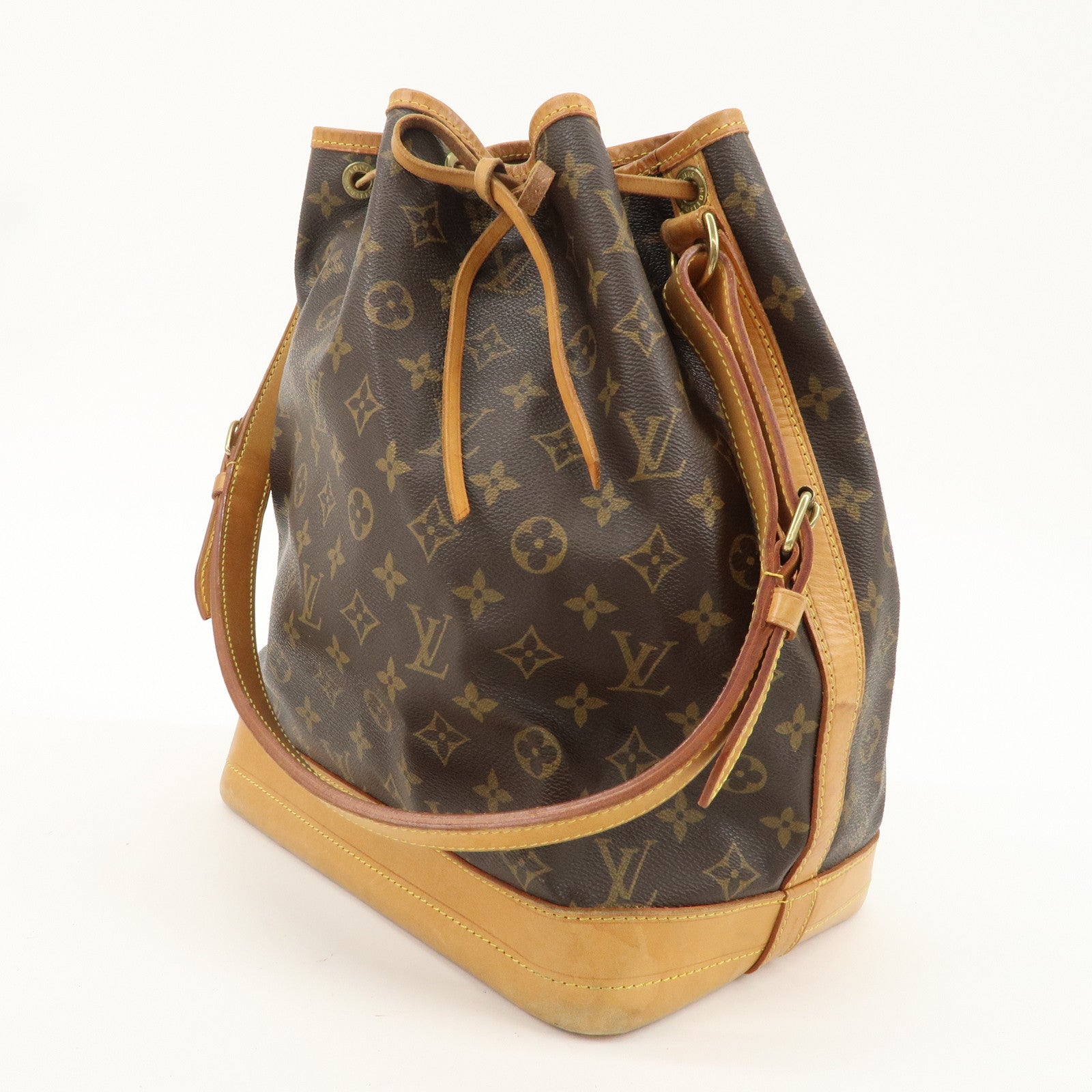 Louis Vuitton Monogram Noe Shoulder Bag Hand Bag Brown M42224