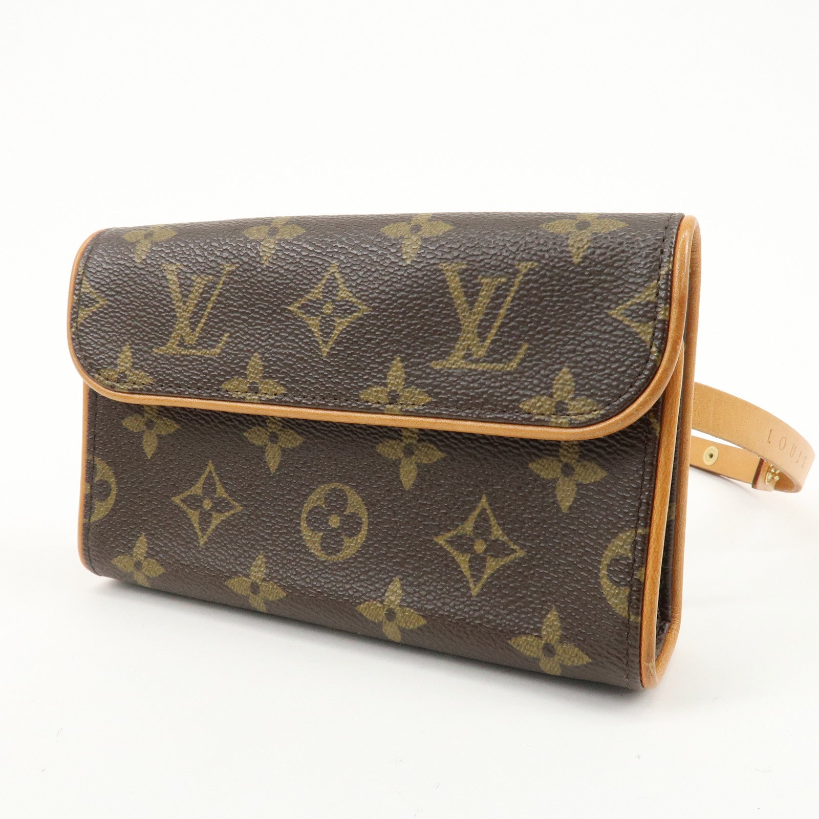 Louis Vuitton Monogram Pochette Florentine Waist Bag BeltXS M51855