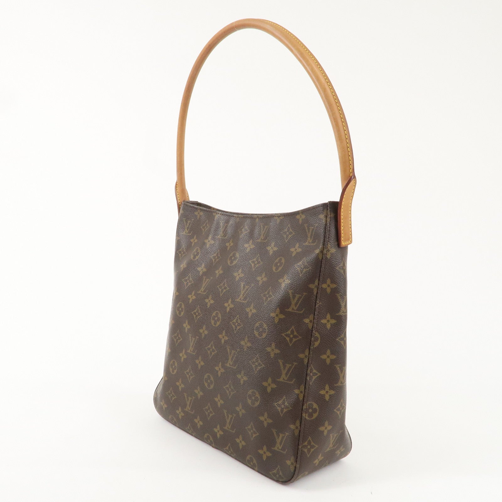 Louis Vuitton Monogram Looping GM Shoulder Bag Brown M51145