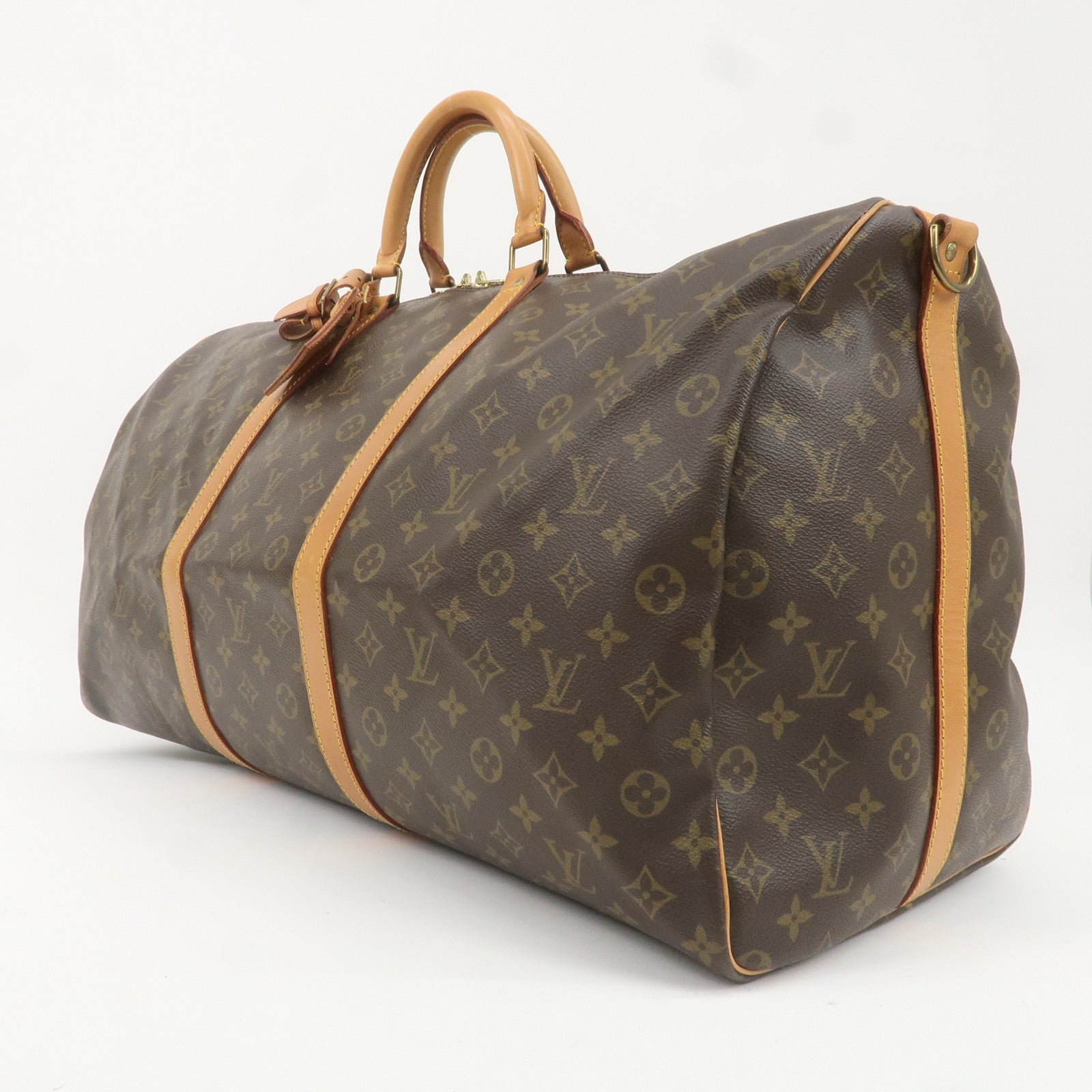 Louis Vuitton Monogram Keep All Bandouliere 60 Bag M41412