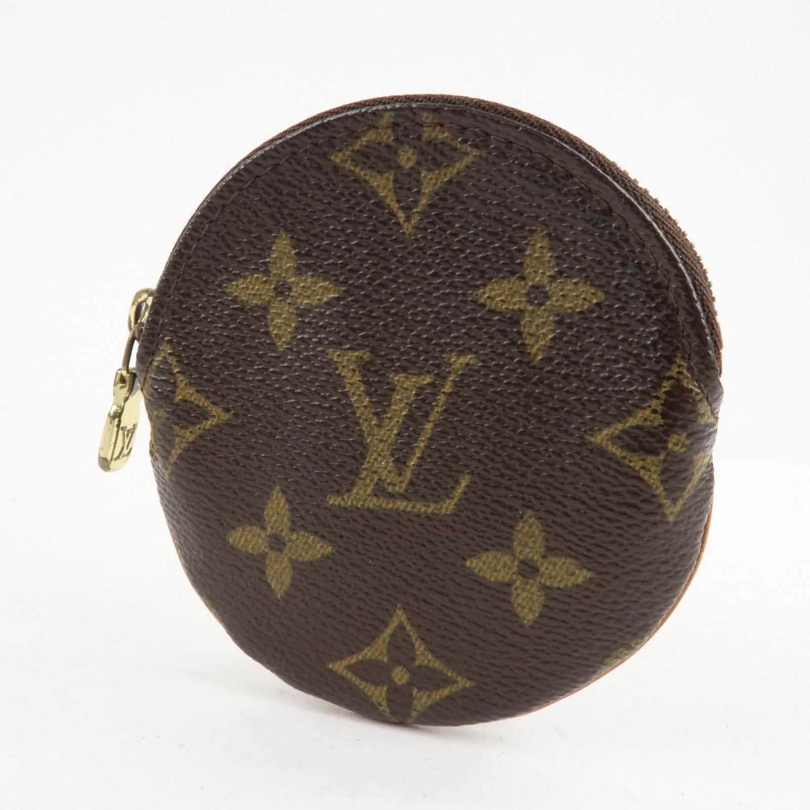 Set of2 Louis Vuitton Monogram Porte Monnaie Rond Coin Case M61926