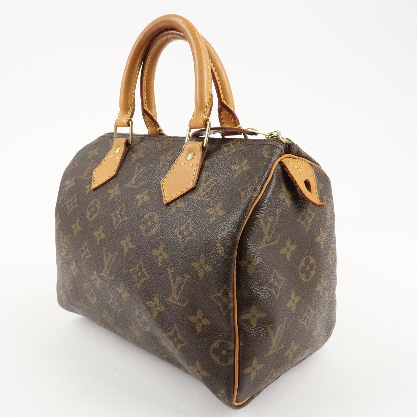 Louis Vuitton Monogram Speedy 25 Hand Bag Boston Bag M41528 Used