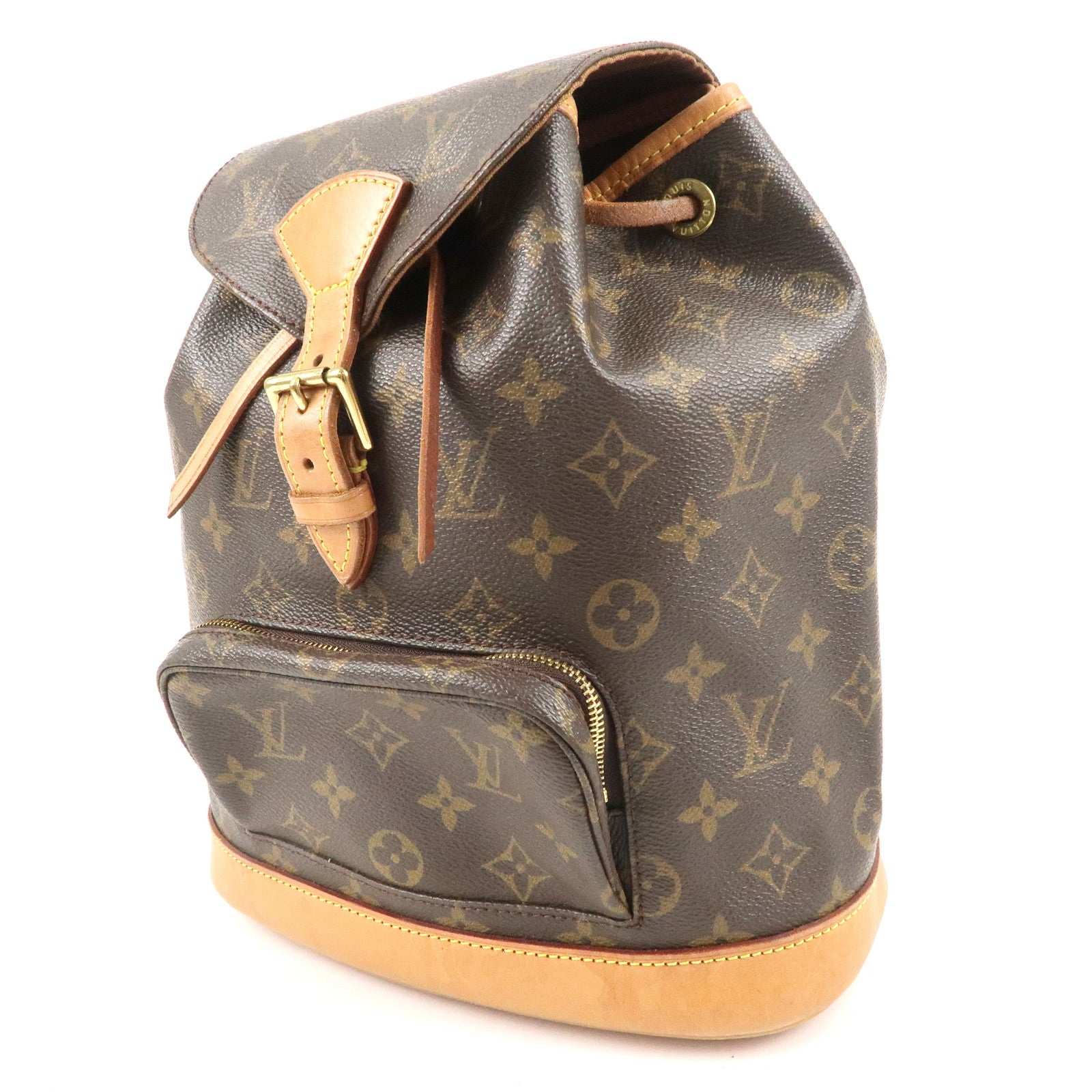 Louis Vuitton Monogram Montsouris MM Back Pack Bag M51136