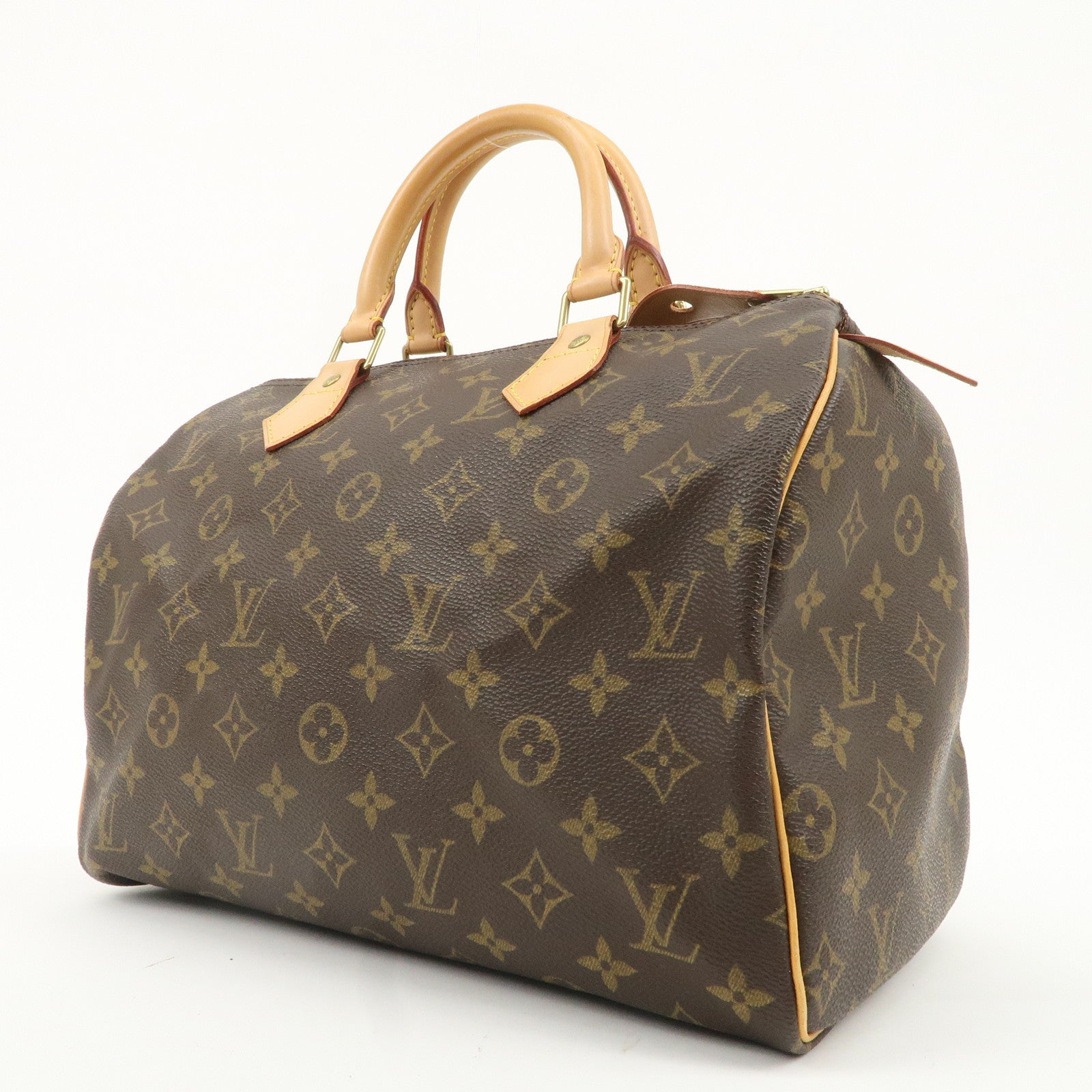 Louis Vuitton Monogram Speedy 30 Hand Bag Boston Bag M41108 Used