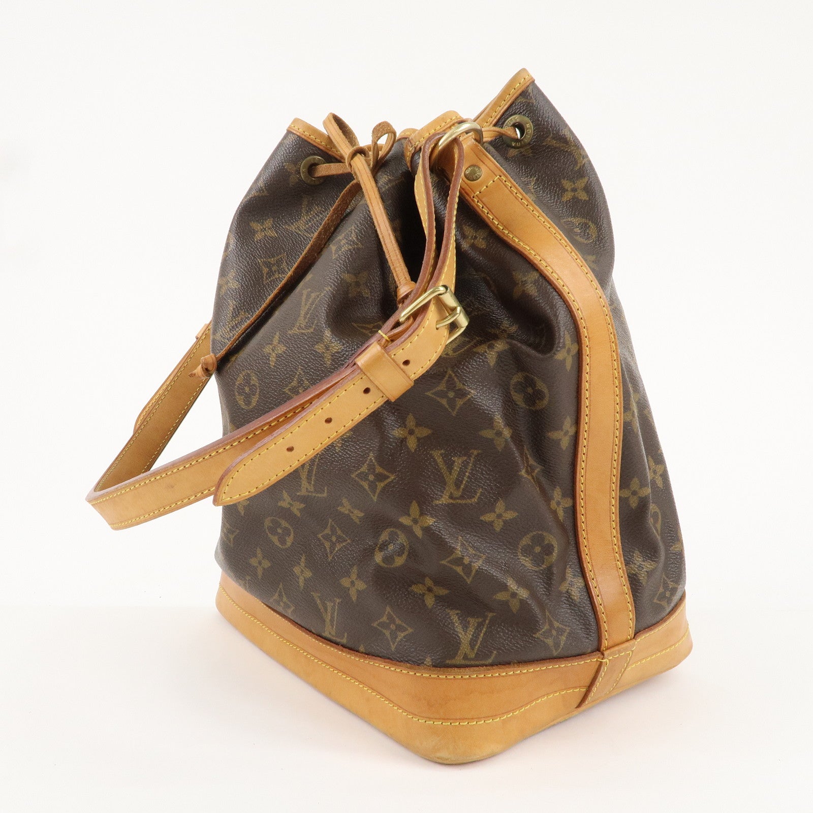 Louis Vuitton Monogram Noe Shoulder Bag Brown M42224