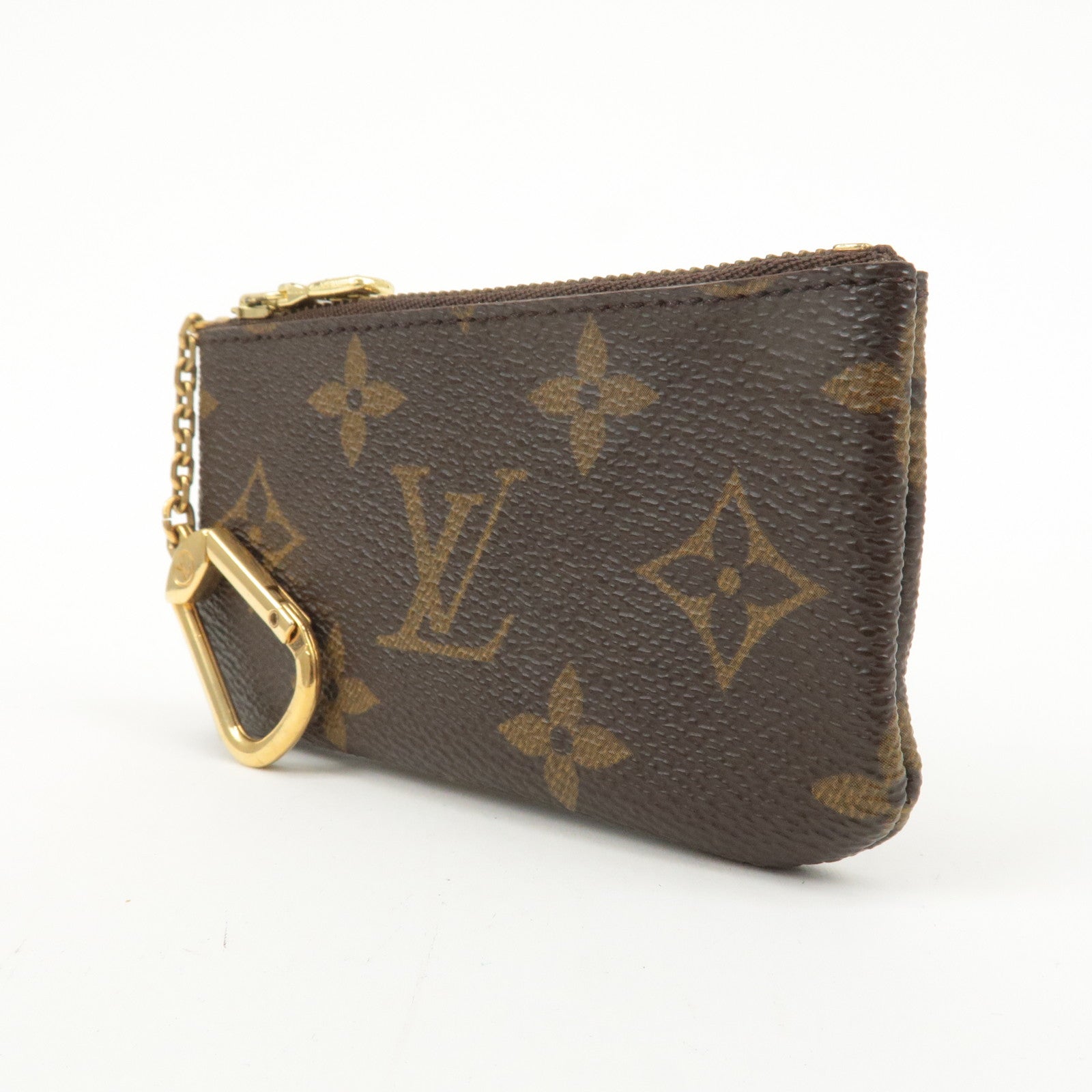 Louis Vuitton Monogram Pochette Cles Coin Case Key Case M62650