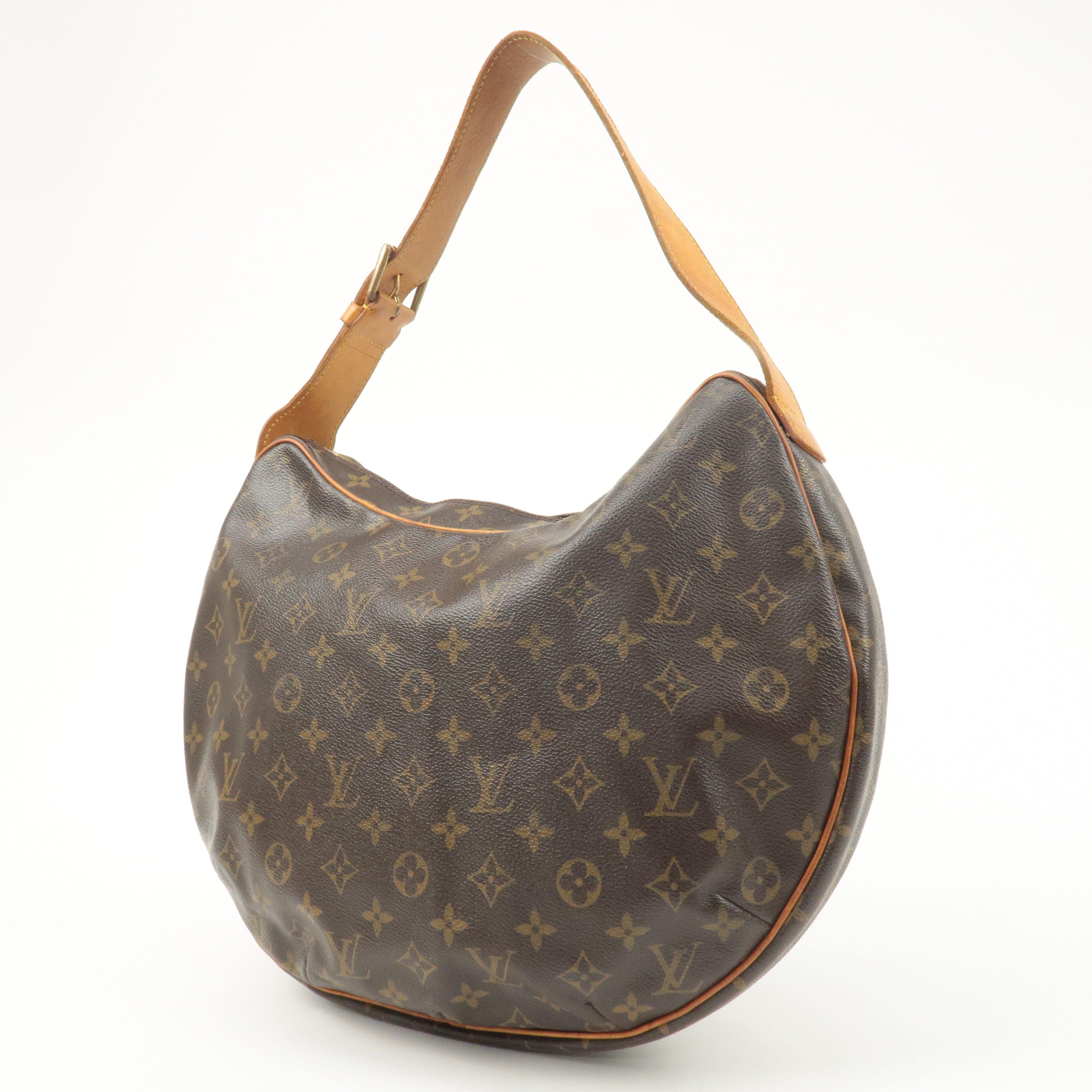 Louis Vuitton Monogram Croissant GM Shoulder Bag Brown M51511