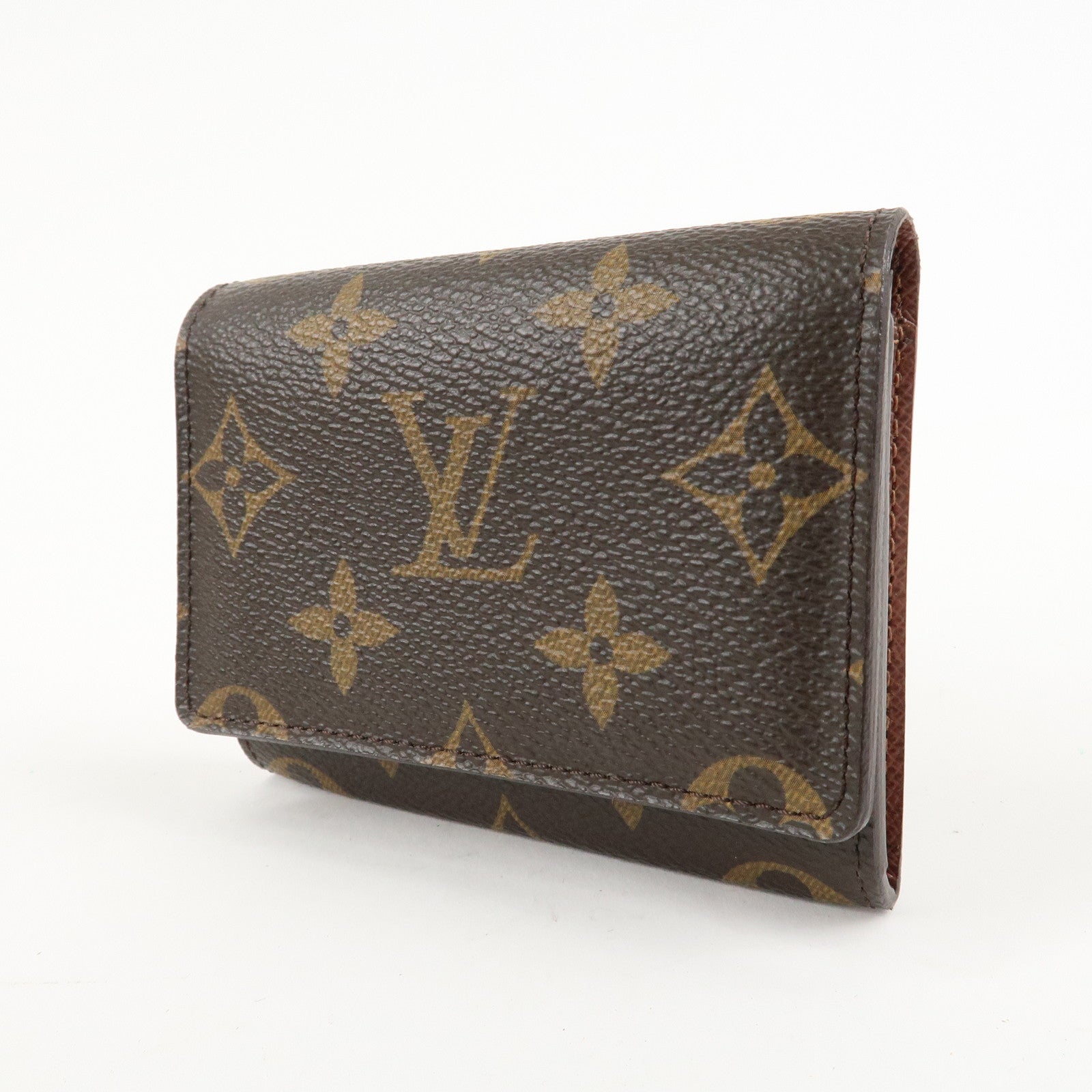 Louis Vuitton Monogram Enveloppe Carte de Visite Card Case M62920 Used