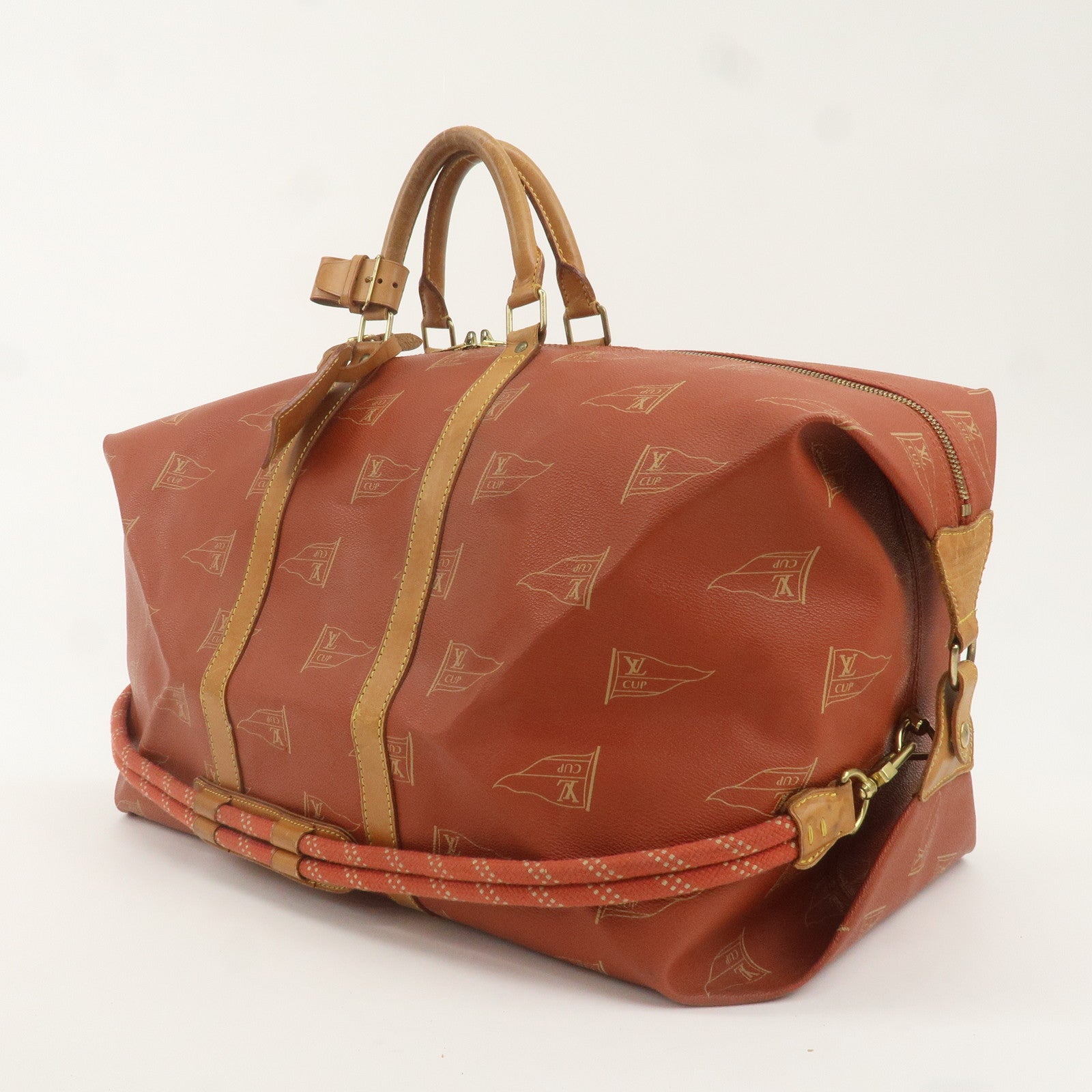 Louis Vuitton LV Cup Kabul Coating Canvas Boston Bag M80020