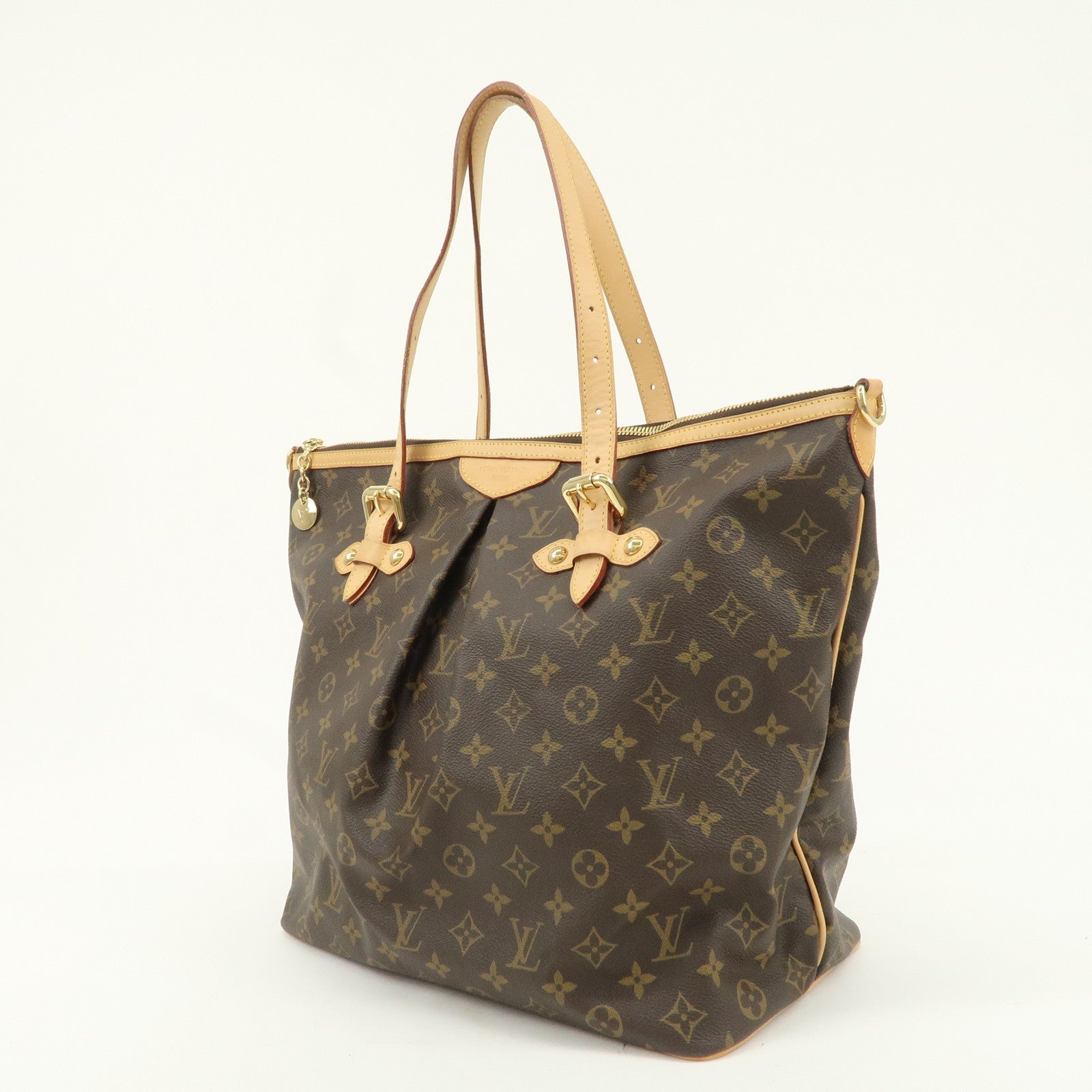 Louis Vuitton Monogram Palermo GM 2Way Hand Bag Brown M40146