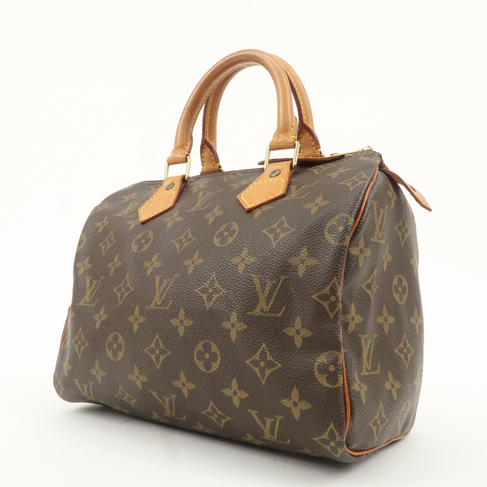 Louis Vuitton Monogram Speedy 25 Hand Bag Boston Bag M41528 Used