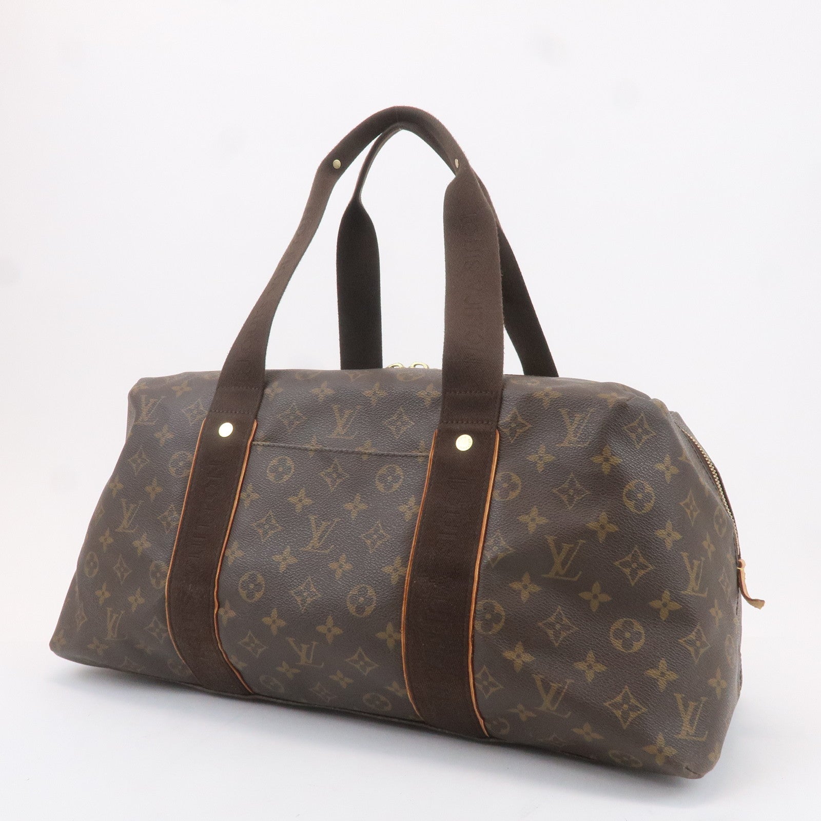 Louis Vuitton Monogram Weekender MM Boston Bag Brown M40476