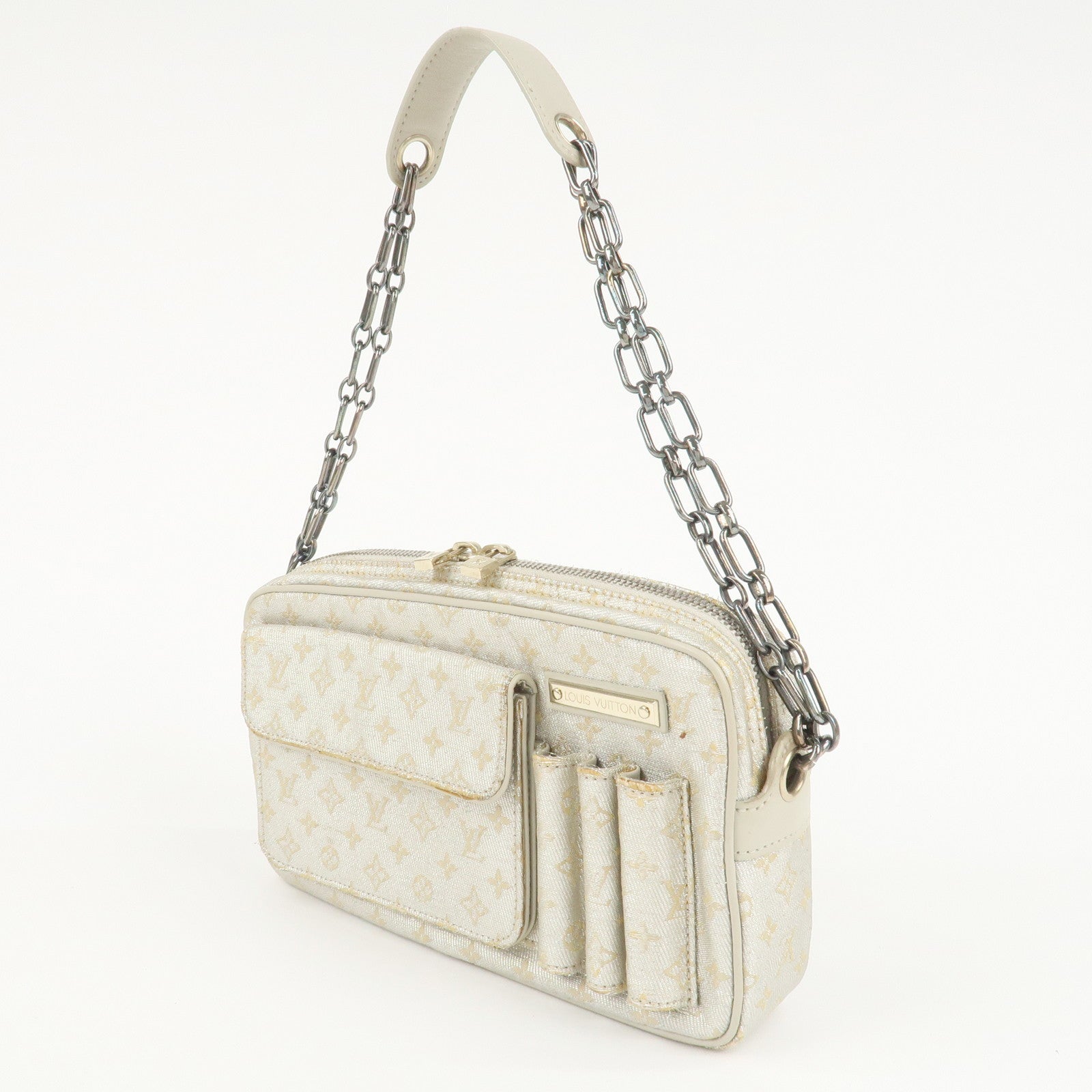 Louis Vuitton Monogram Shine Mackenna Chain Shoulder Bag M92362