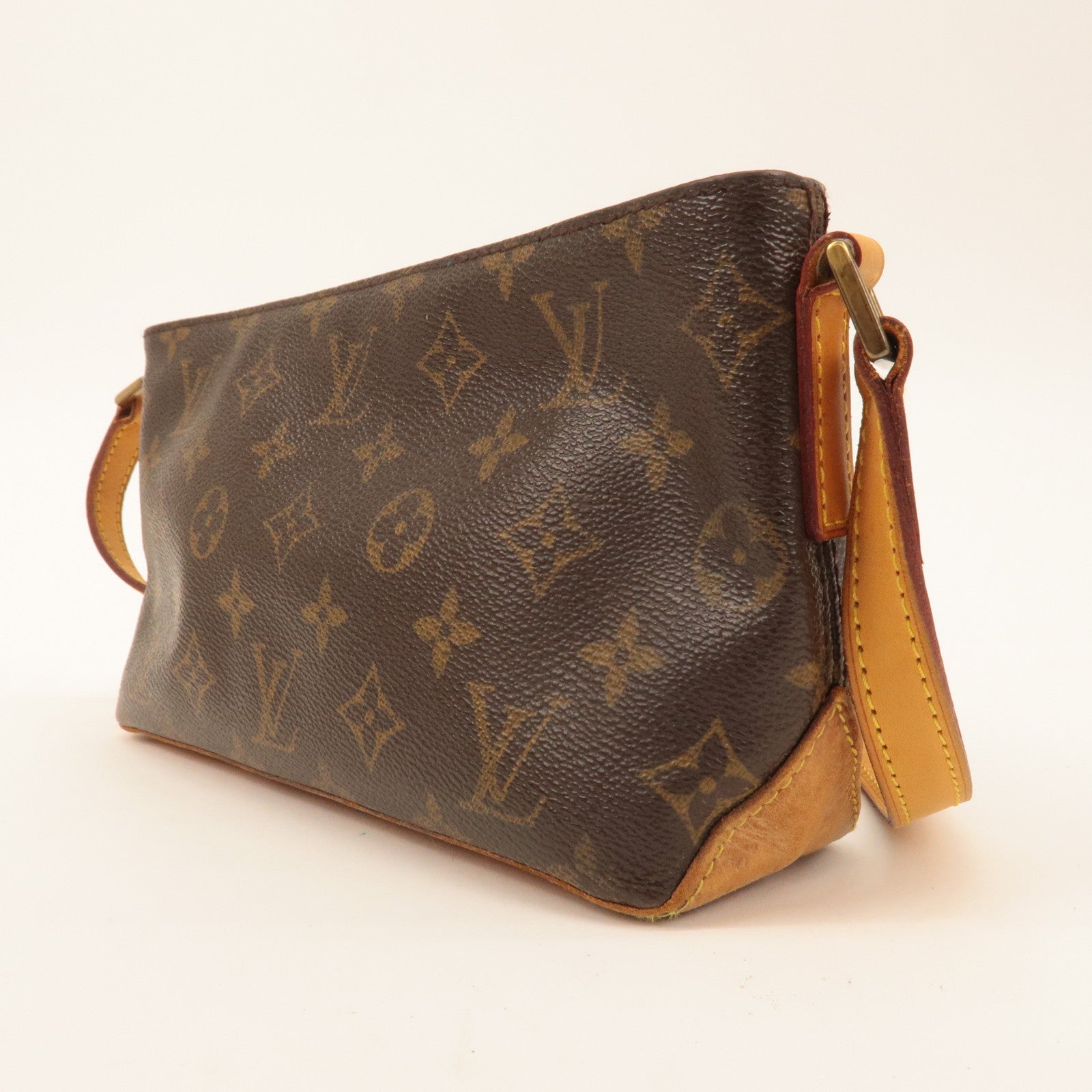 Louis Vuitton Monogram Trotteur Shoulder Bag Brown M51240