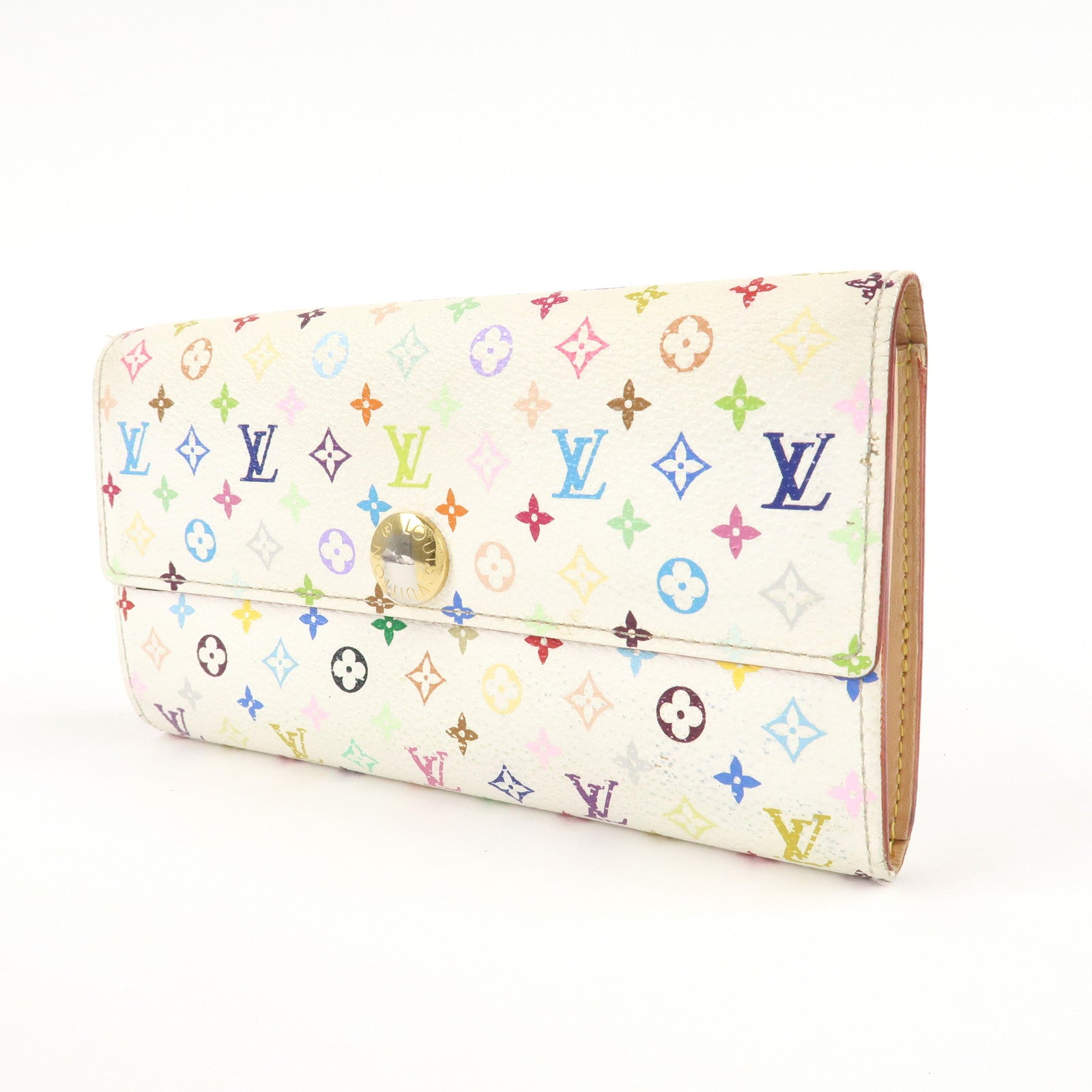 Louis Vuitton Monogram Multicolor Portefeuille Sarah Wallet M93532 Used