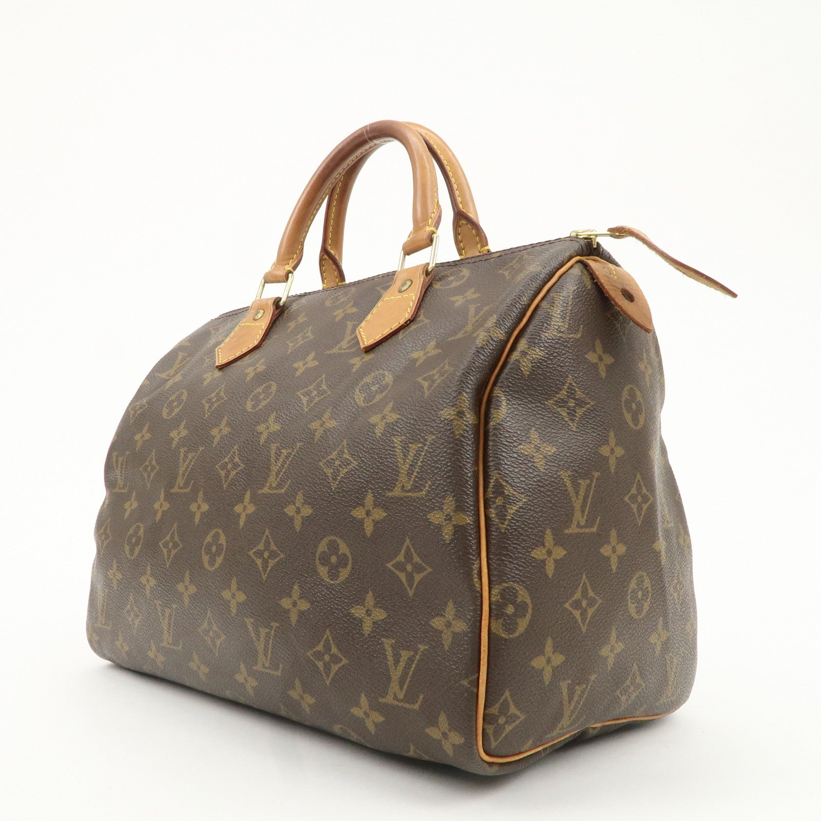 Louis Vuitton Monogram Speedy 30 Hand Bag Boston Bag M41526 Used