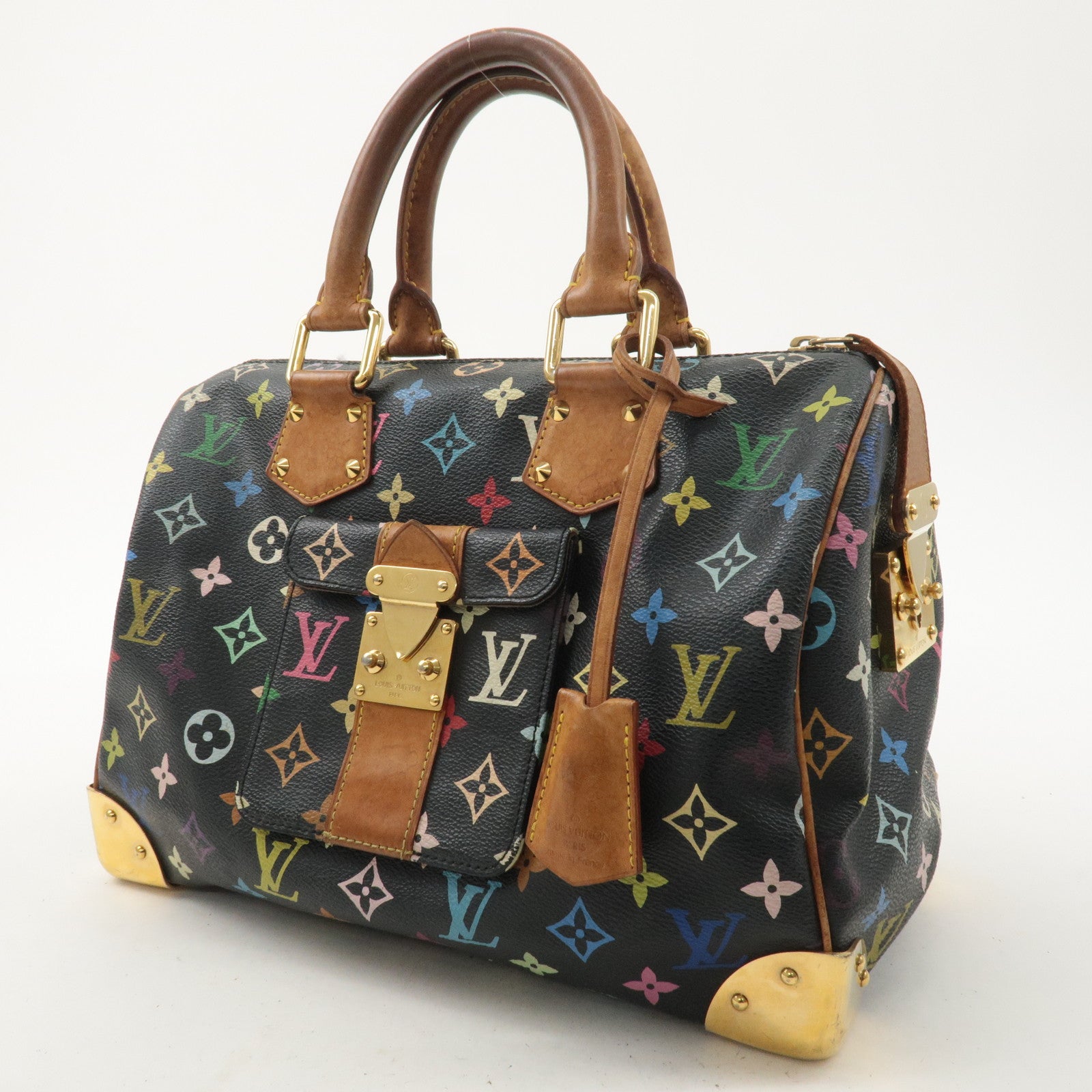 Louis Vuitton Monogram Multi Color Speedy 30 Hand Bag M92642