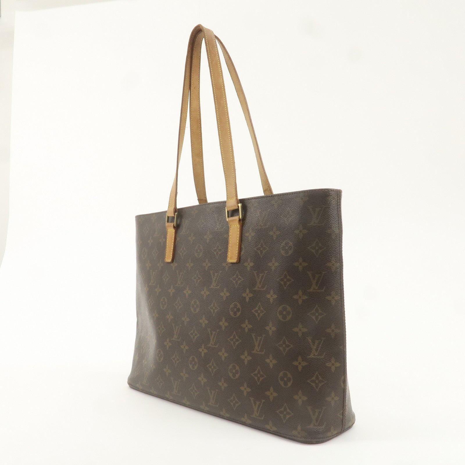 Louis Vuitton Monogram Luco Tote Bag Hand Bag Brown M51155