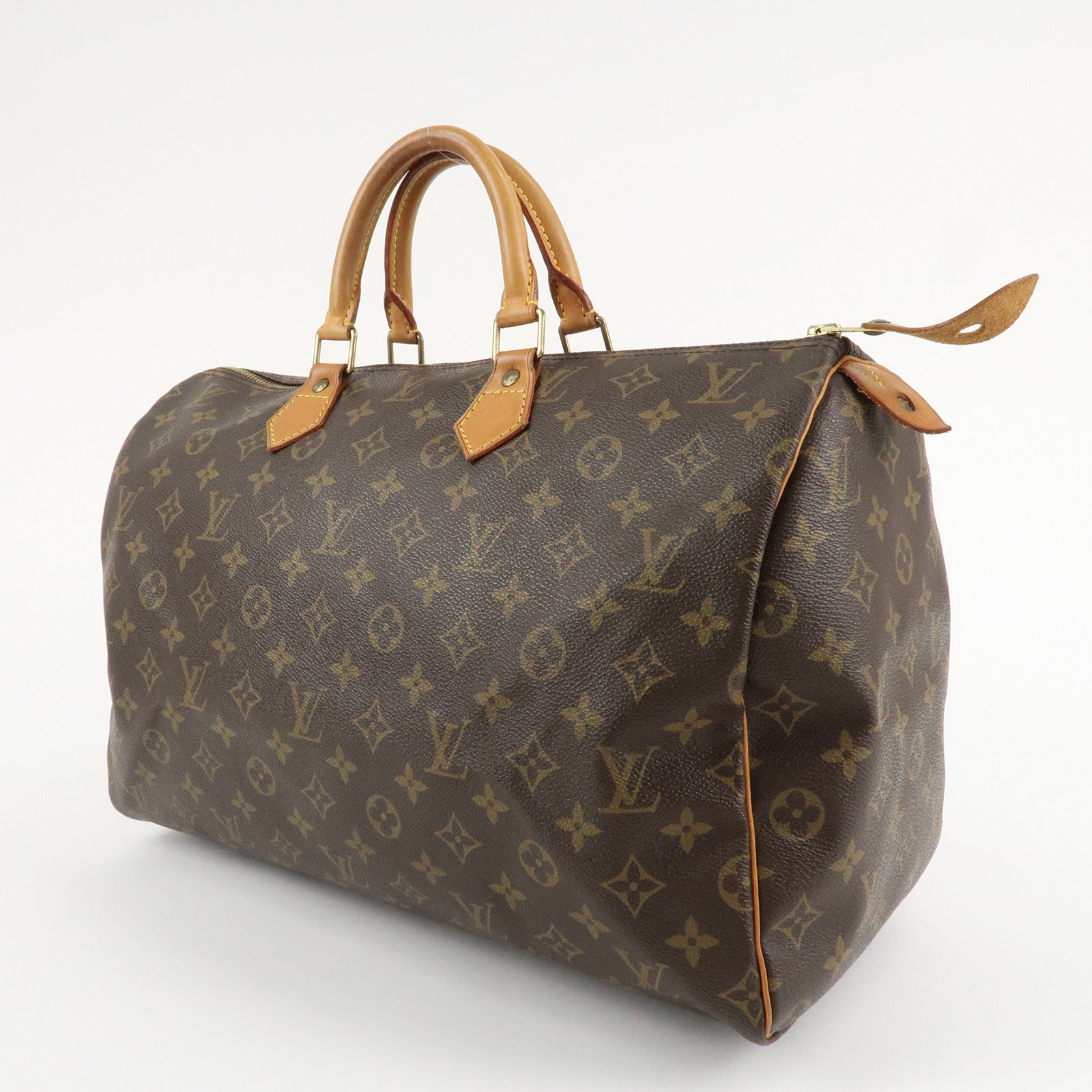 Louis Vuitton Monogram Speedy 40 Hand Bag Boston Bag M41522 Used