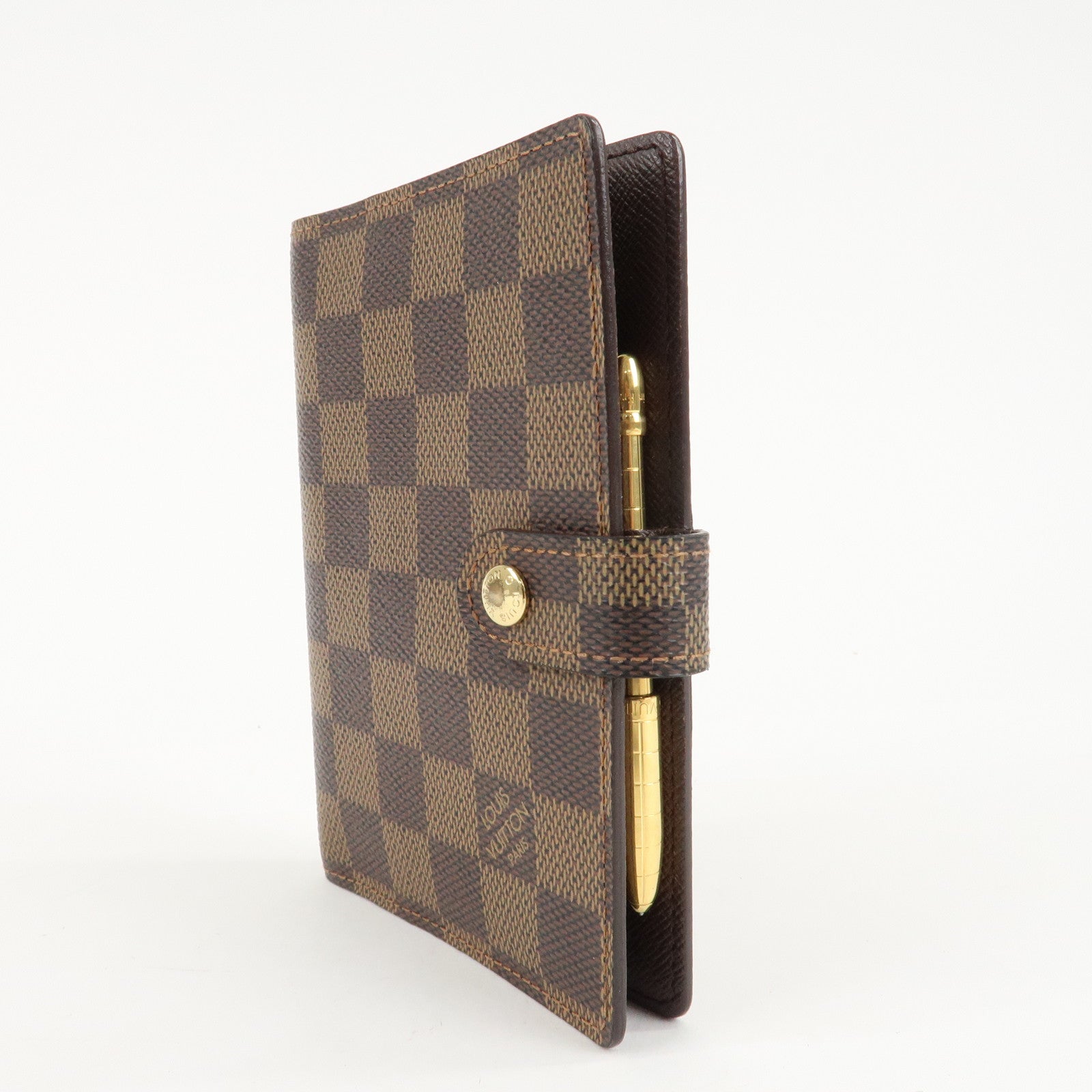 Louis Vuitton Damier Agenda PM Planner Cover Stilo R20070 N75007 Used