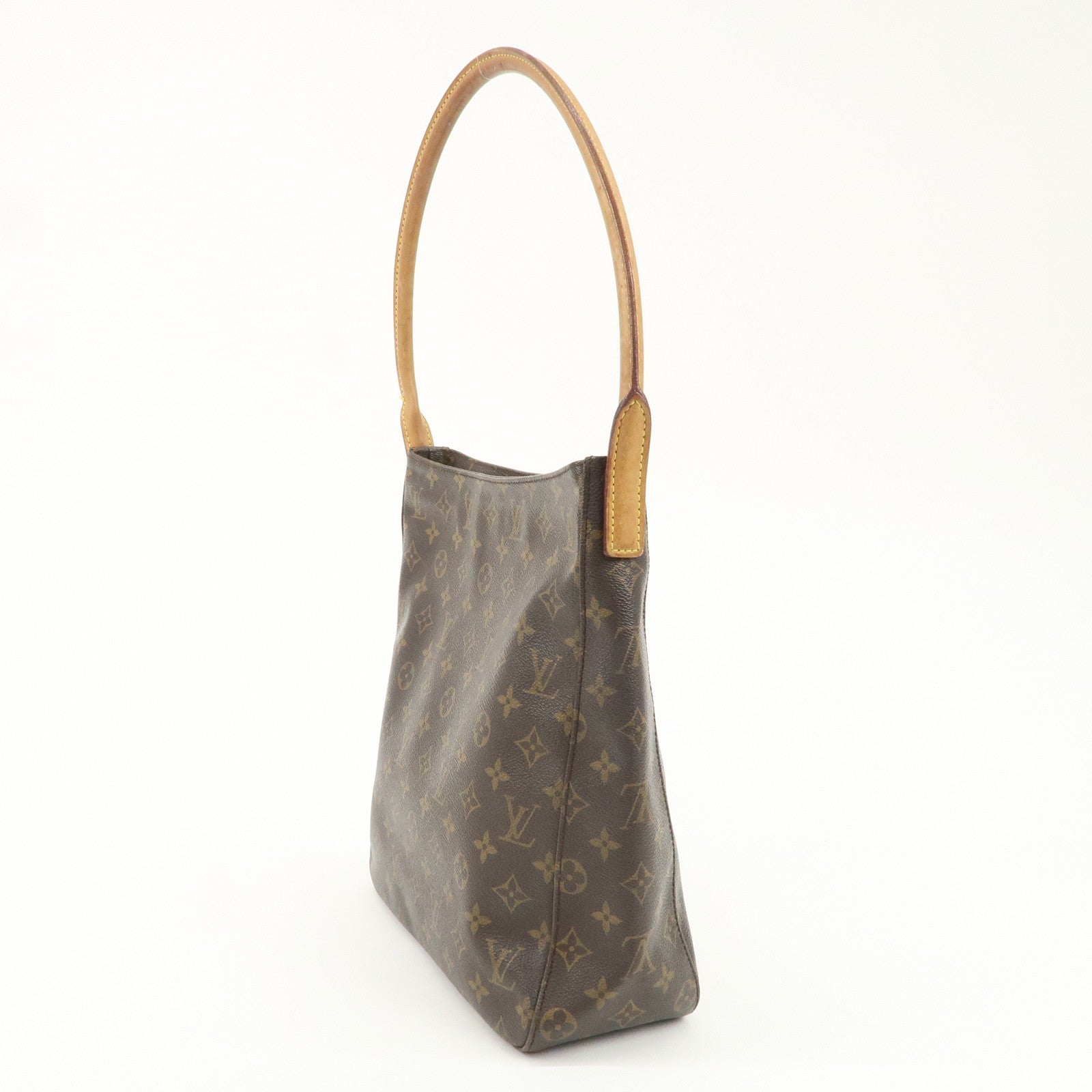 Louis Vuitton Monogram Looping GM Shoulder Bag Brown M51145