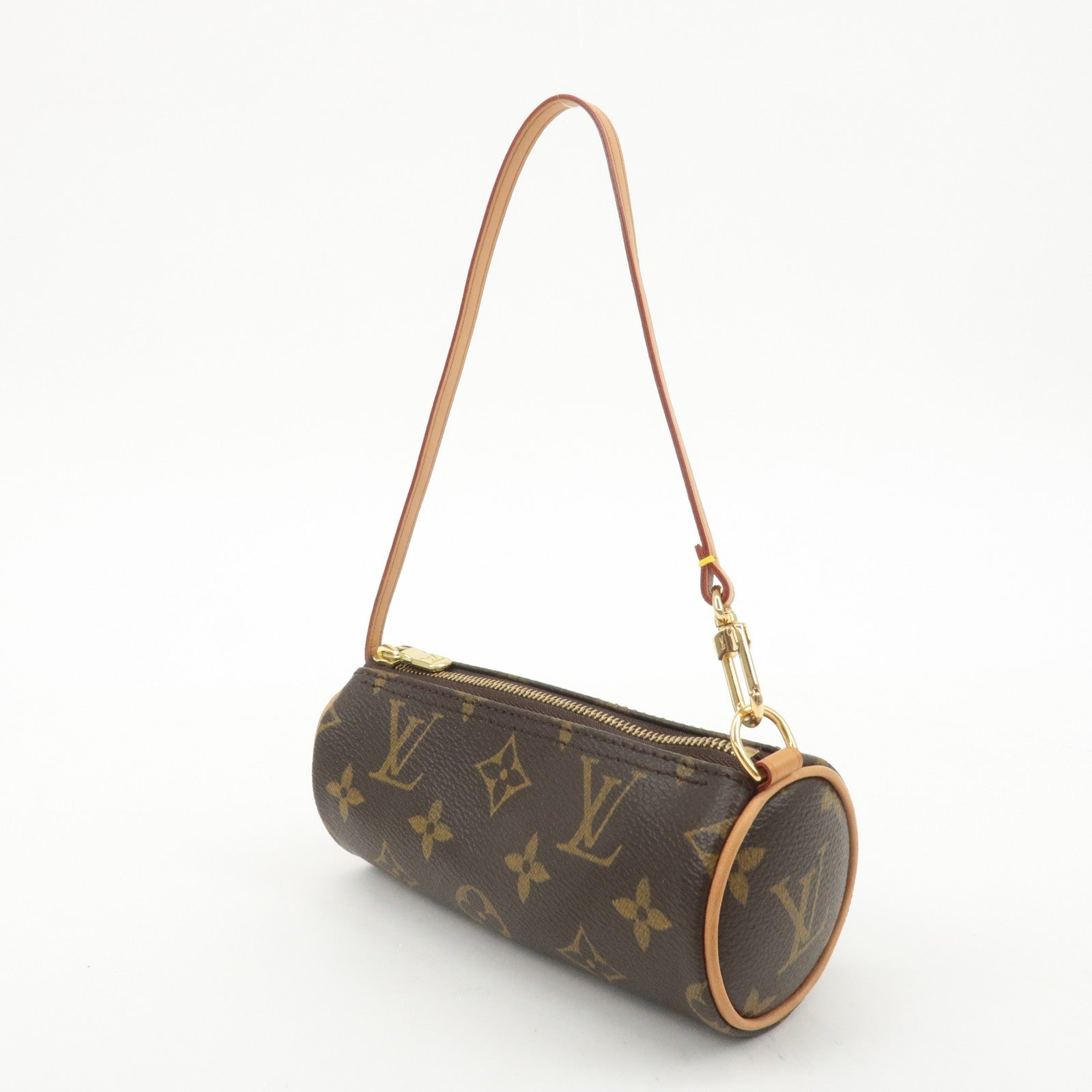 Louis Vuitton Monogram Mini Pouch for Papillon Bag Brown Used