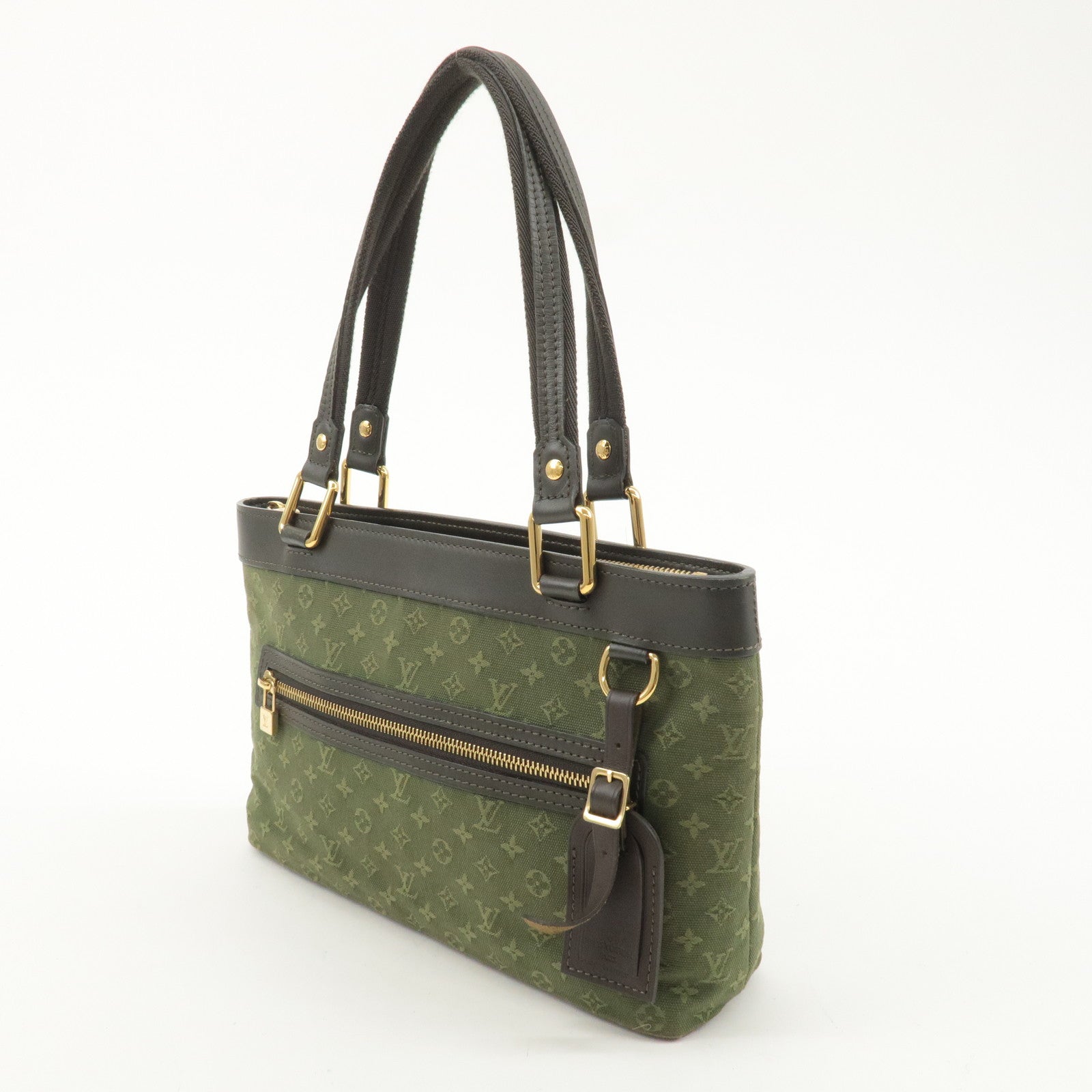 Louis Vuitton Monogram Mini Lucille PM Hand Bag TST Khaki M92682