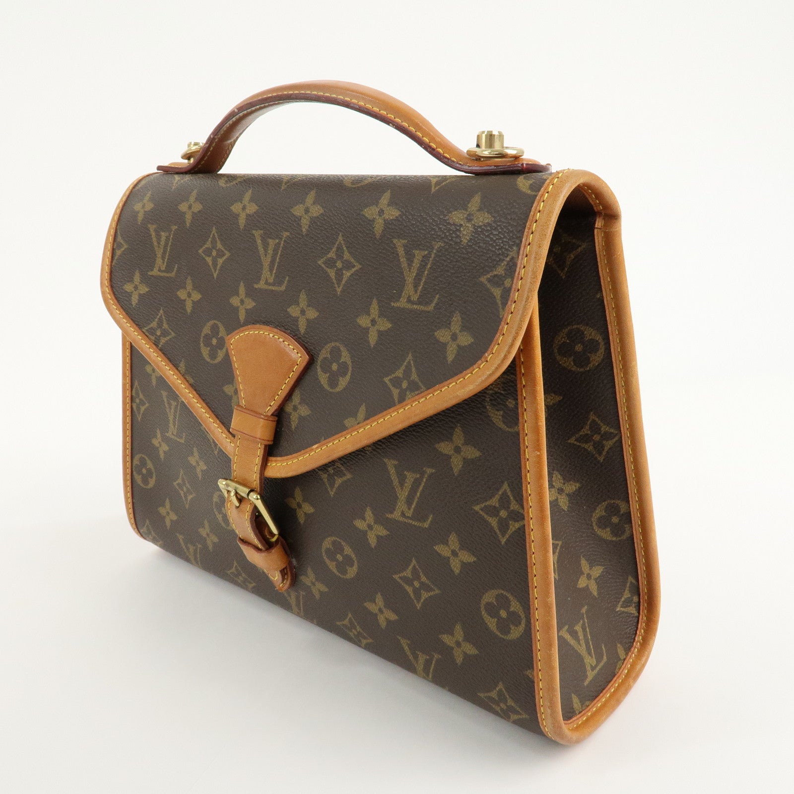 Louis Vuitton Monogram Bel Air Shoulder Bag Brown M51122