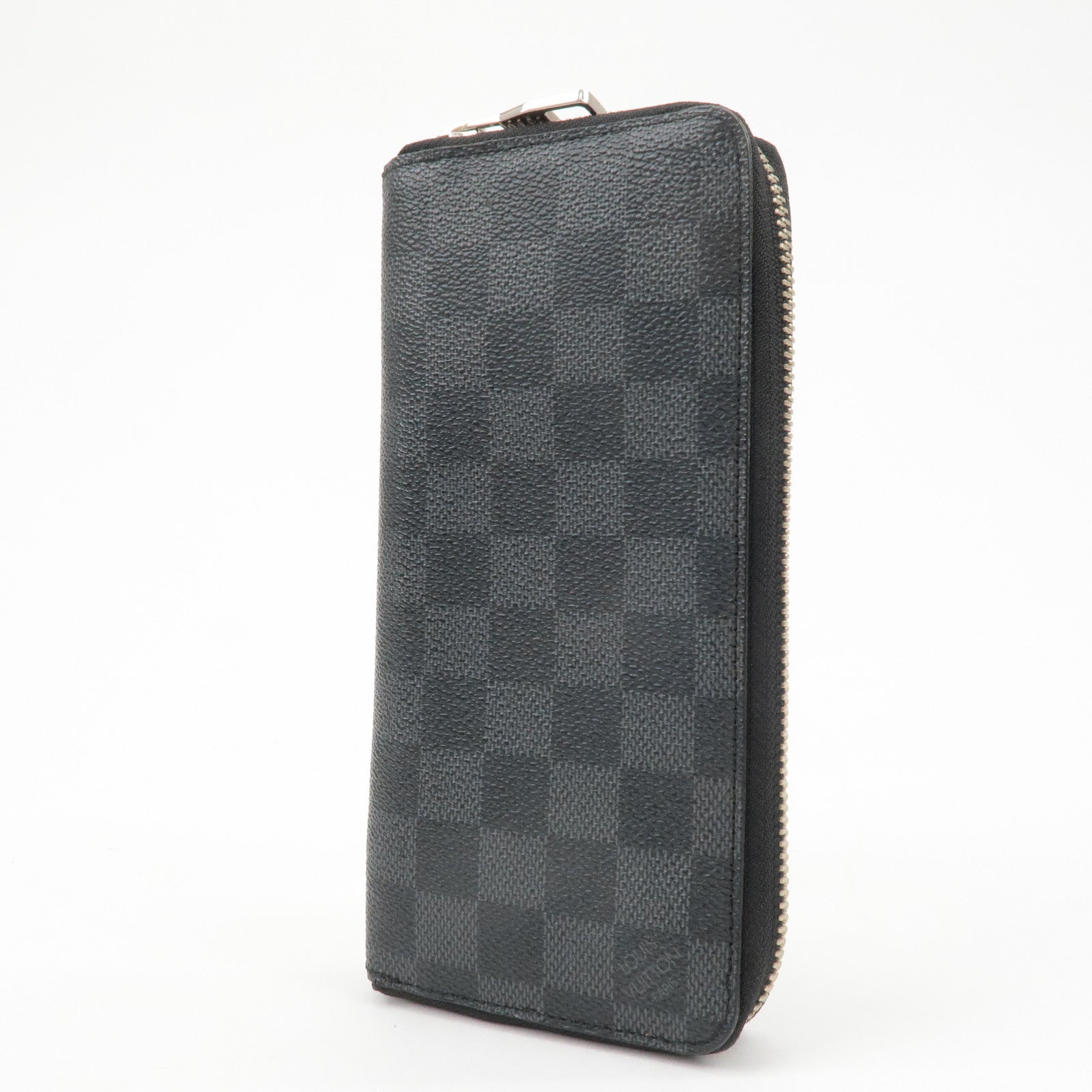 Louis Vuitton Damier Graphite Zippy Wallet Vertical N63095