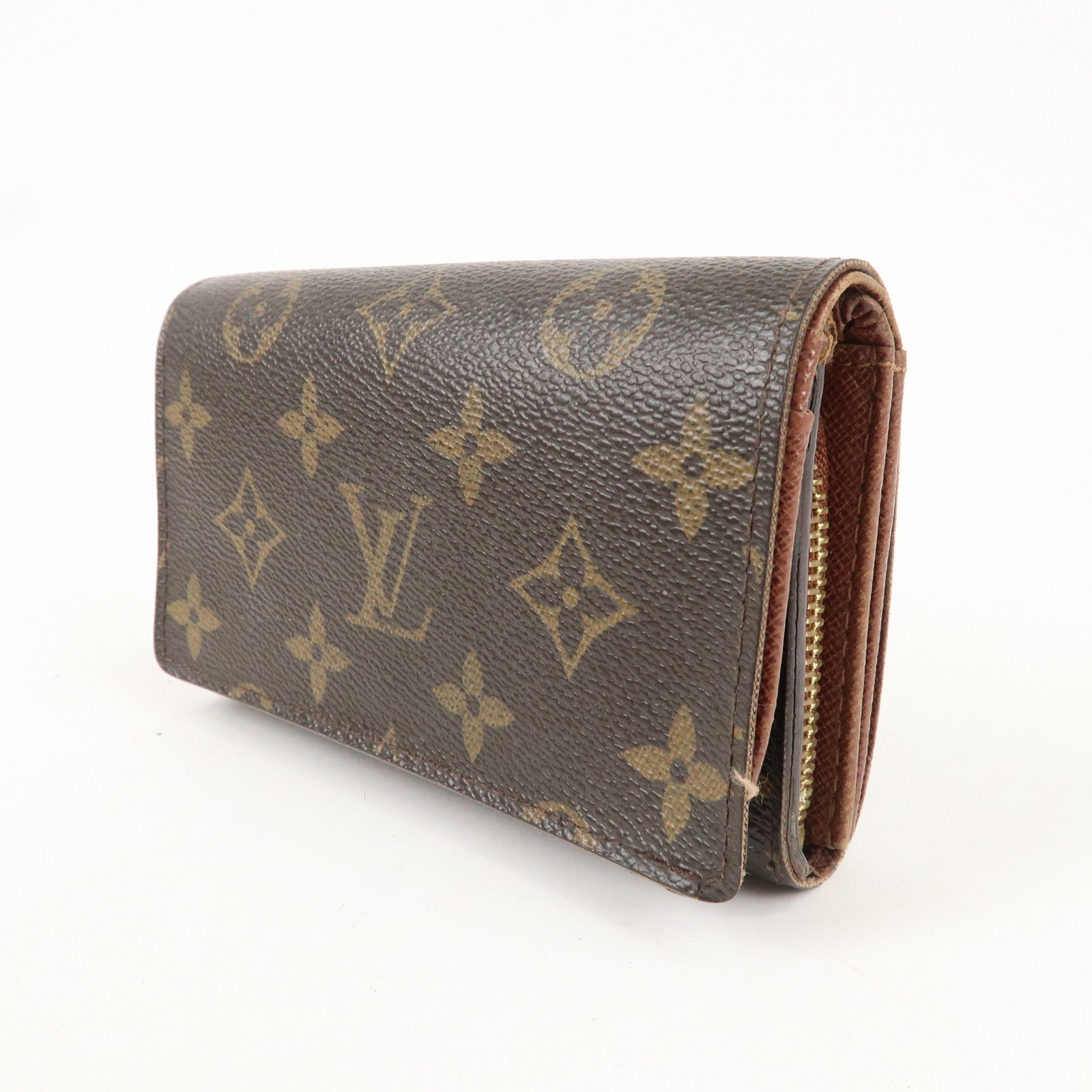 Louis Vuitton Monogram Set of 2 Bi-fold Wallet Brown M61663 M61730