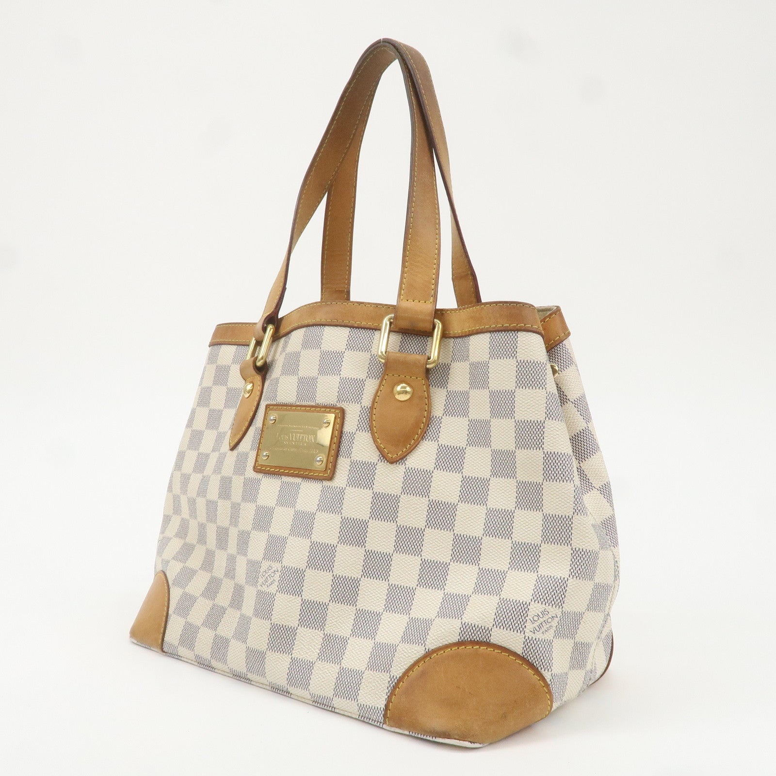 Louis Vuitton Damier Azur Hampstead PM Hand Bag N51207