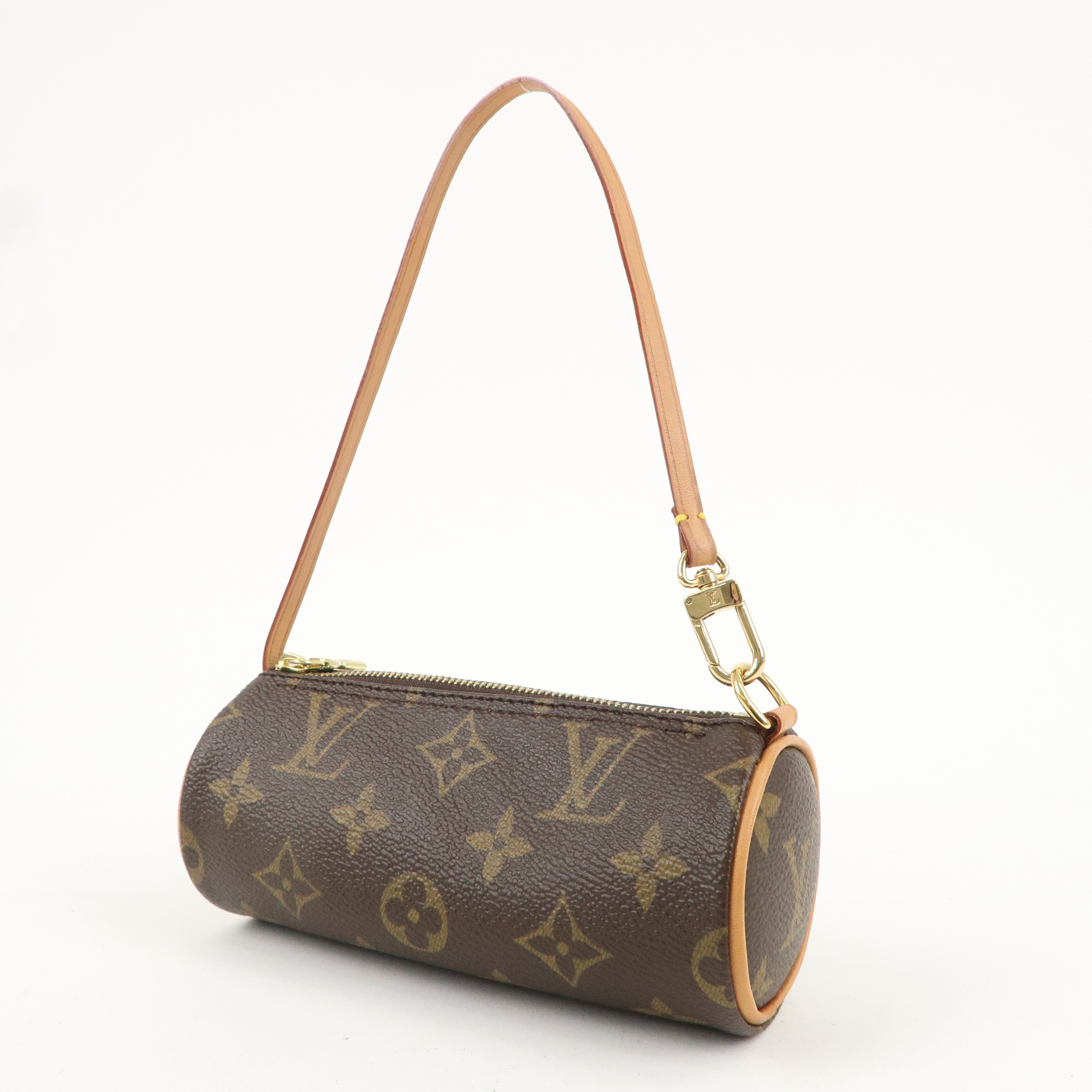 Louis Vuitton Monogram Mini Pouch for Papillon Hand Bag Brown