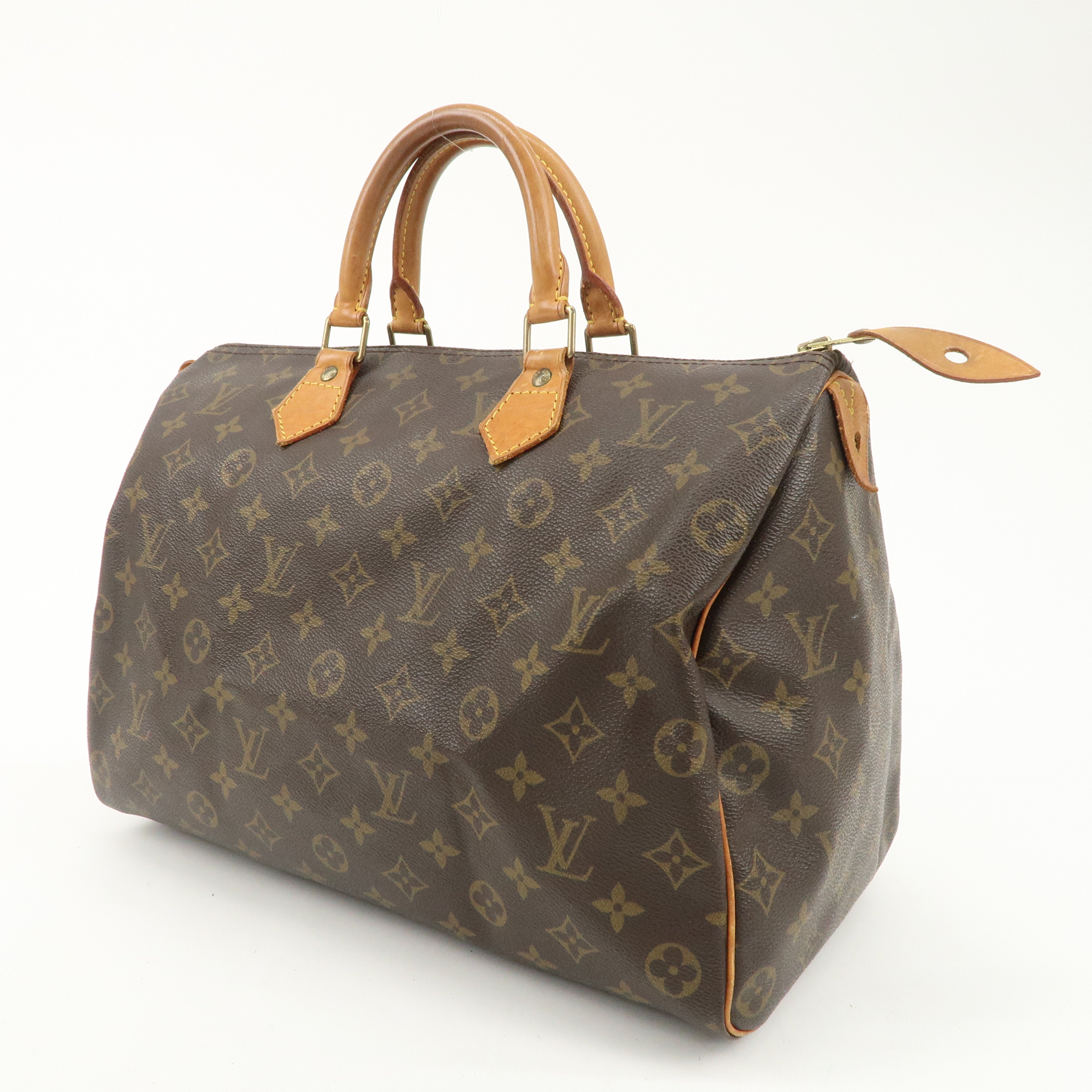 Louis Vuitton Monogram Speedy 35 Hand Bag Boston Bag M41524