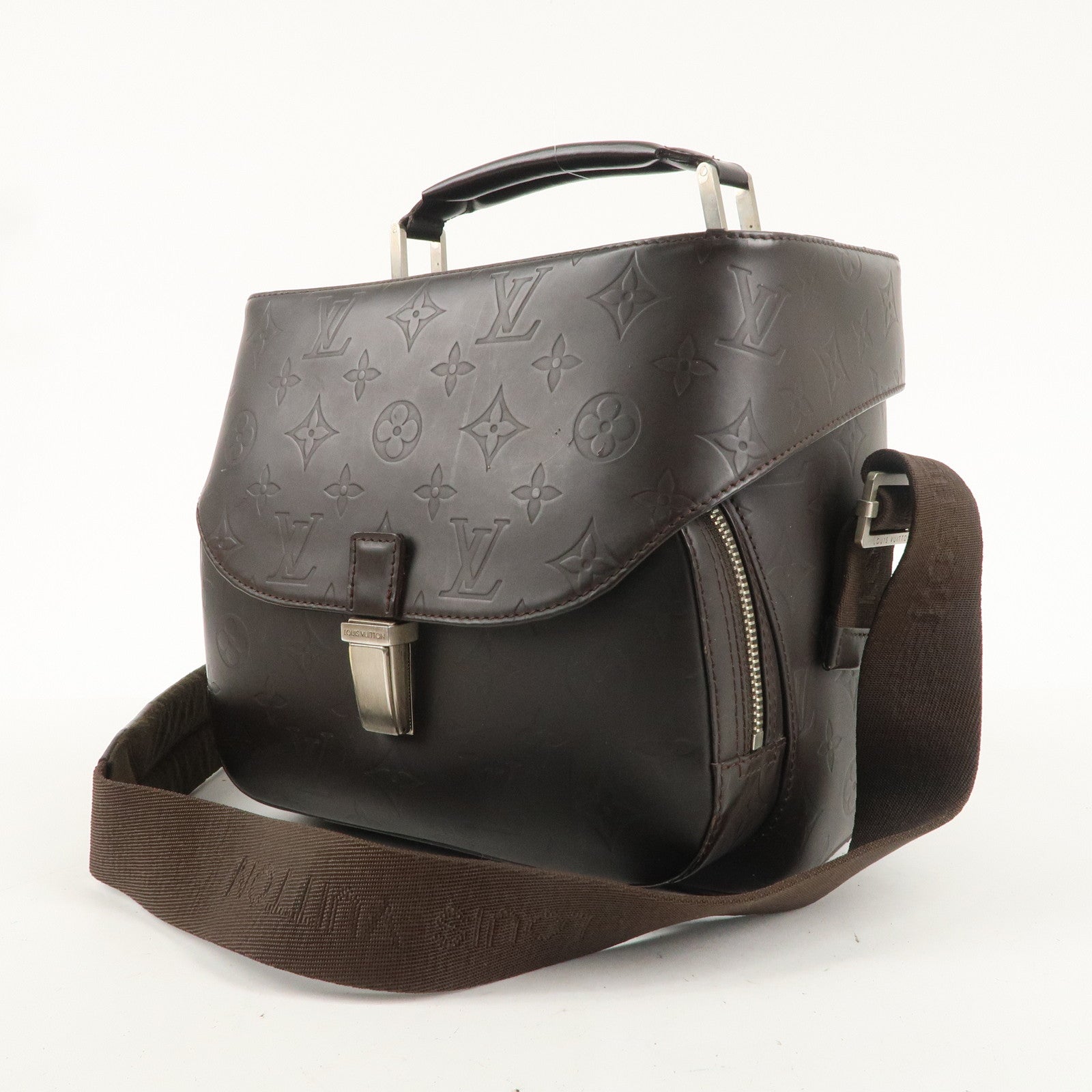 Louis Vuitton Monogram Glacﾃｩ Charlie Shoulder Bag Brown M46510