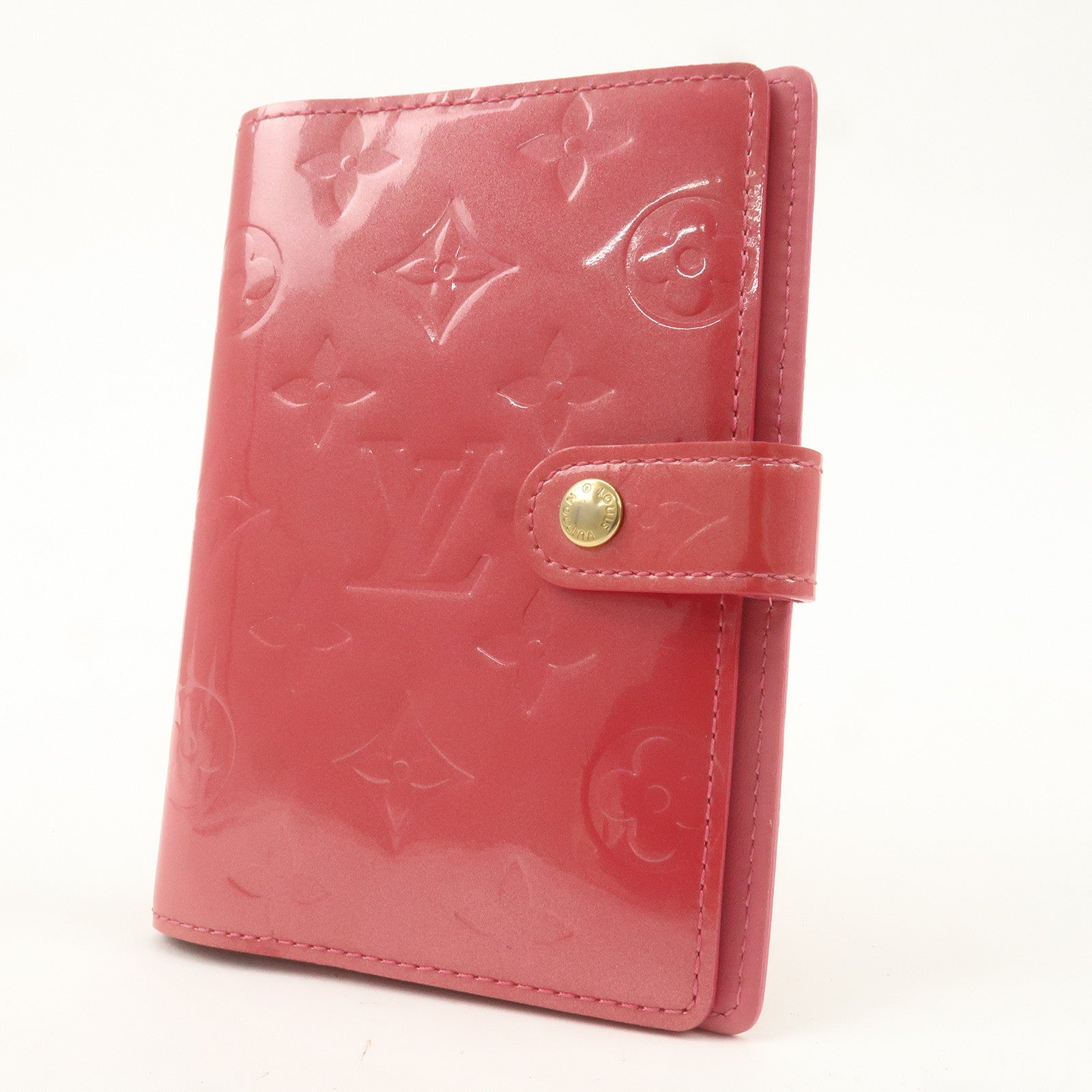 Louis Vuitton Monogram Vernis Agenda PM Planner Cover R2101F