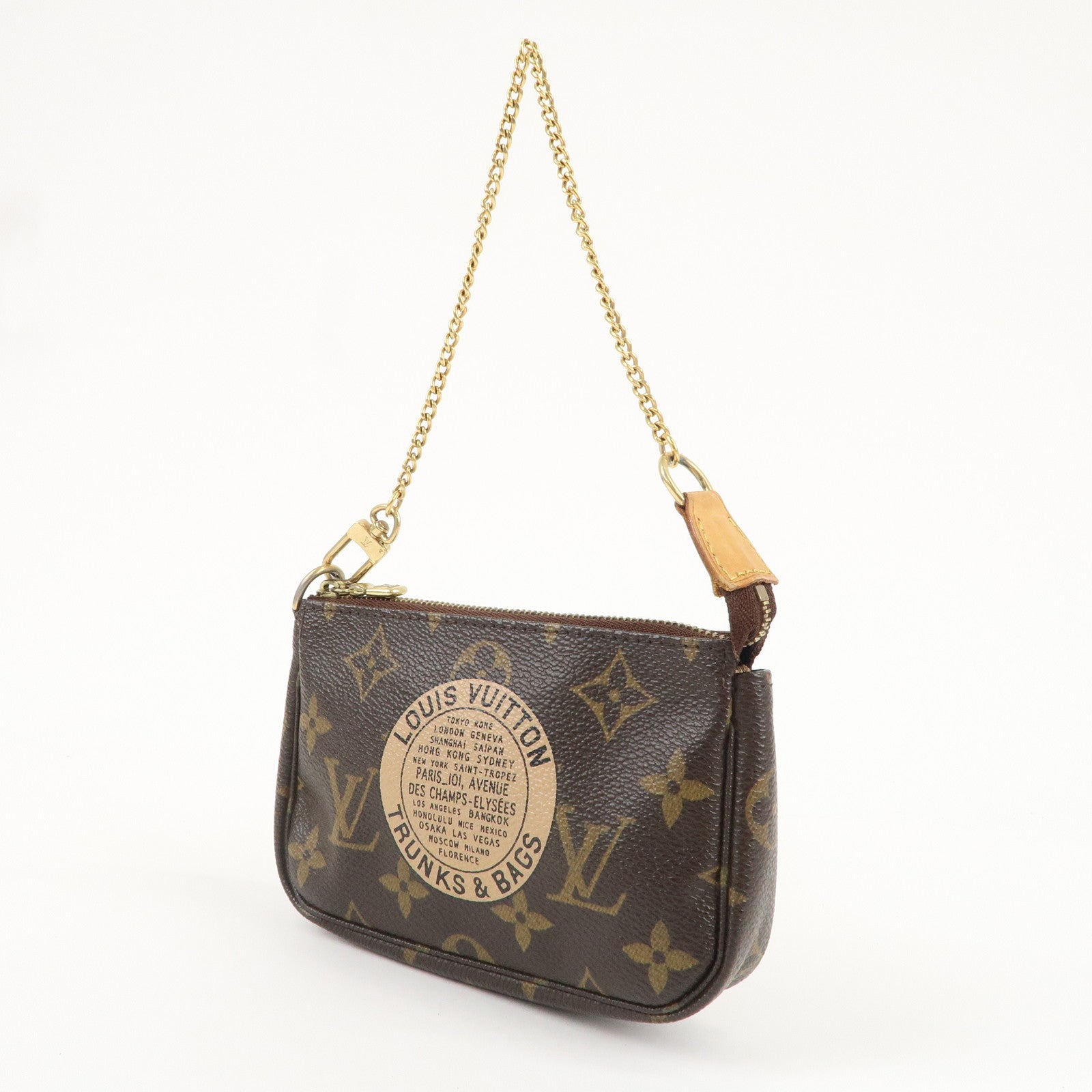 Louis Vuitton Monogram T&B Mini Pochette Accessoires Pouch M60153