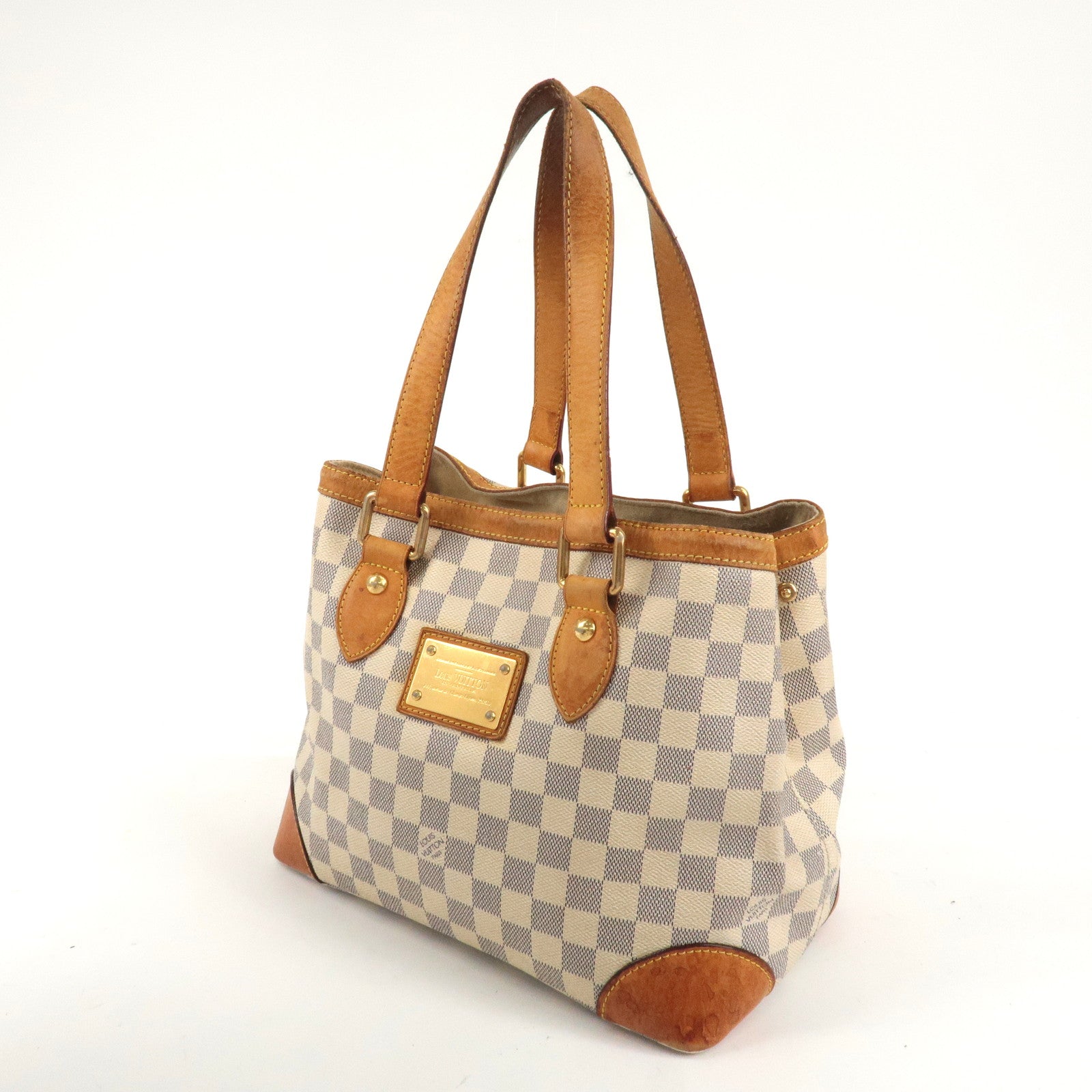 Louis Vuitton Damier Azur Hampstead PM Hand Bag N51207