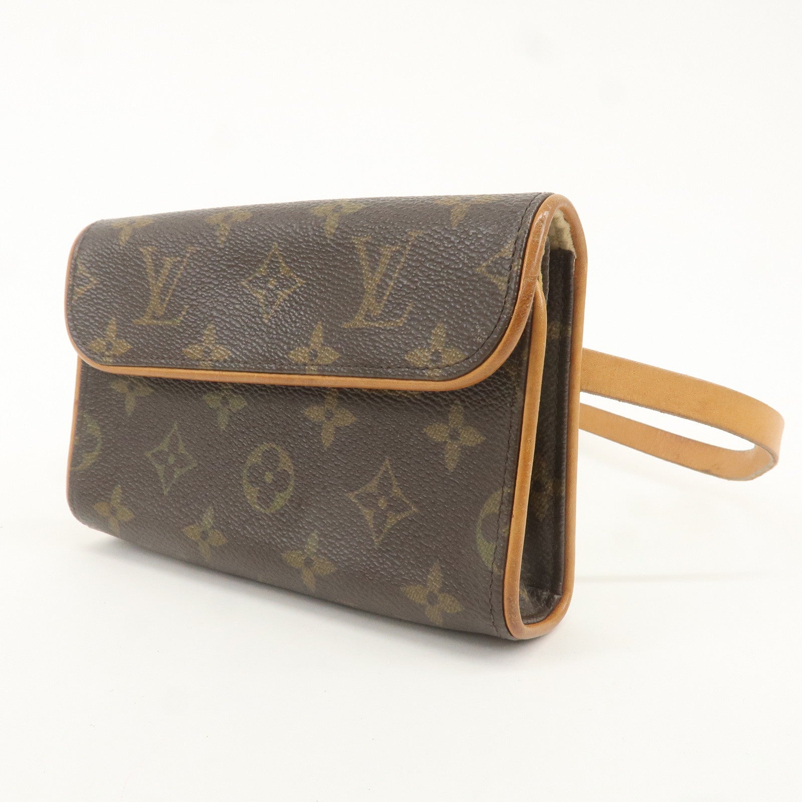 Louis Vuitton Monogram Pochette Florentine Waist Bag BeltXS M51855