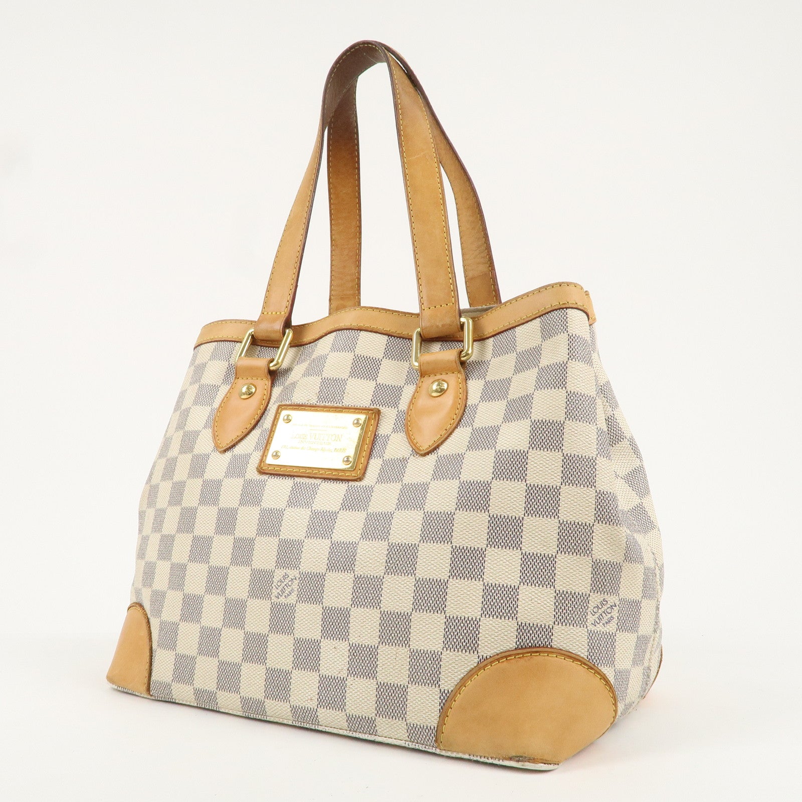 Louis Vuitton Damier Azur Hampstead PM Hand Bag N51207