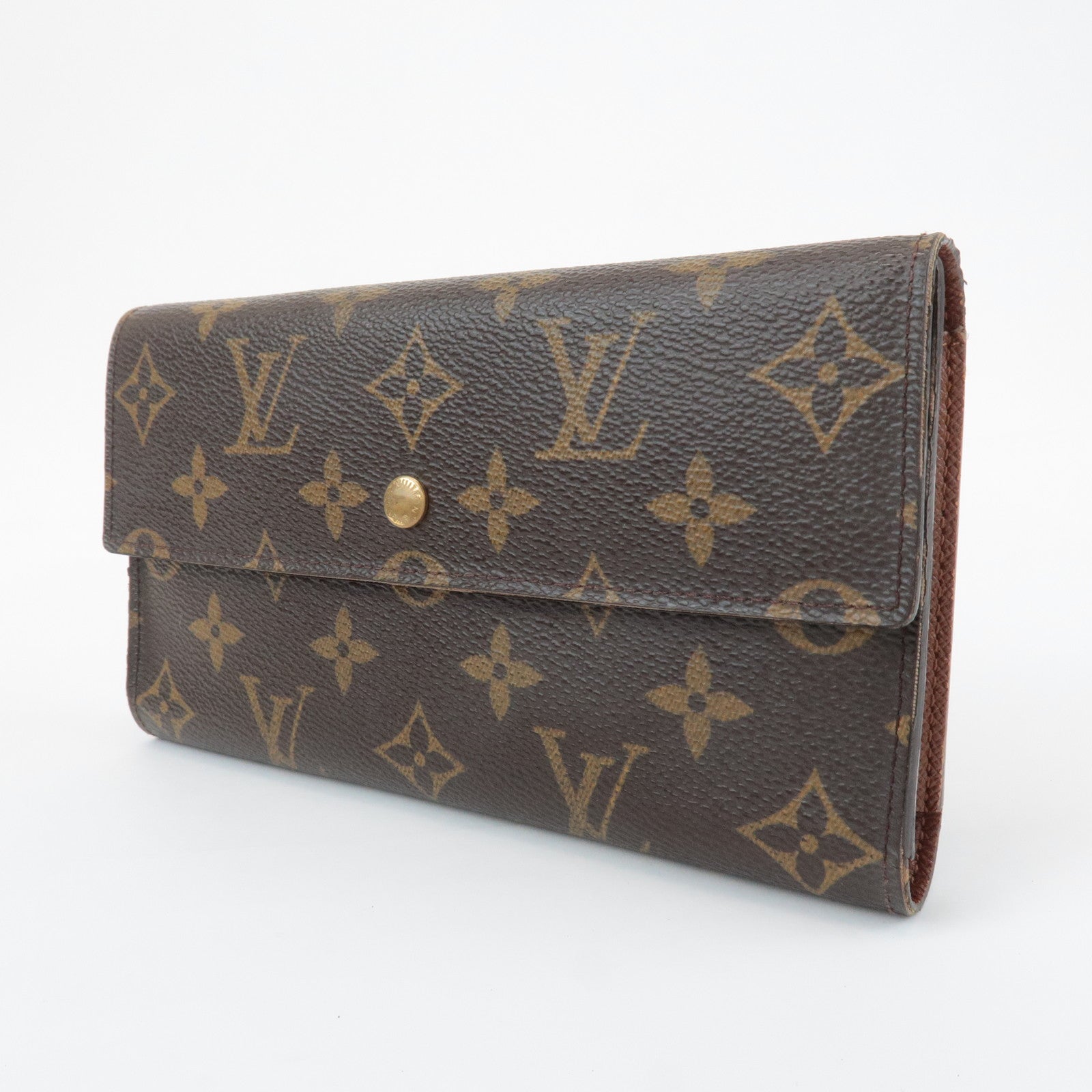 Louis Vuitton Monogram Porte Tresor International Wallet M61215