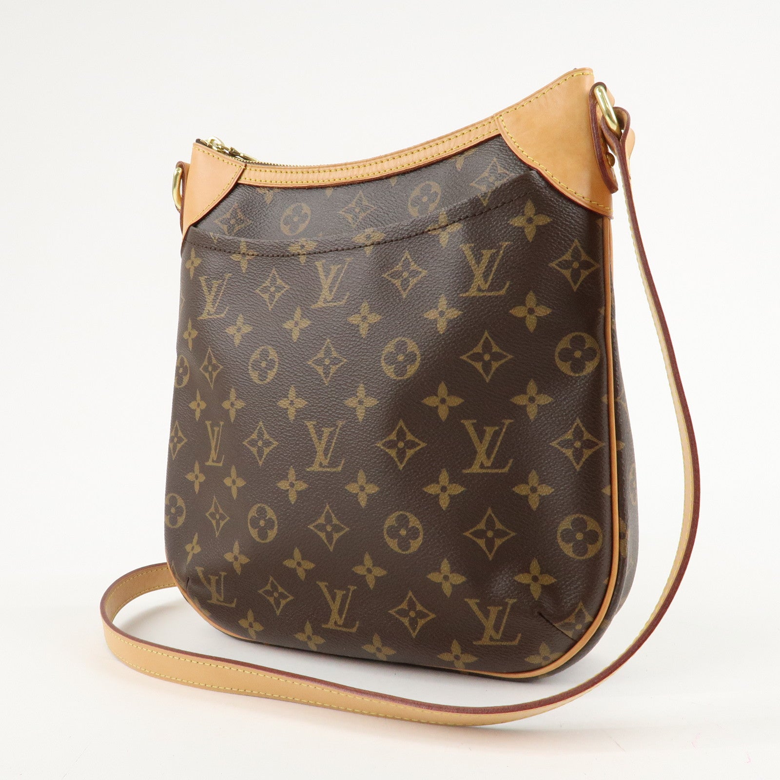 Louis Vuitton Monogram Odeon PM Shoulder Bag Brown M56390 Used