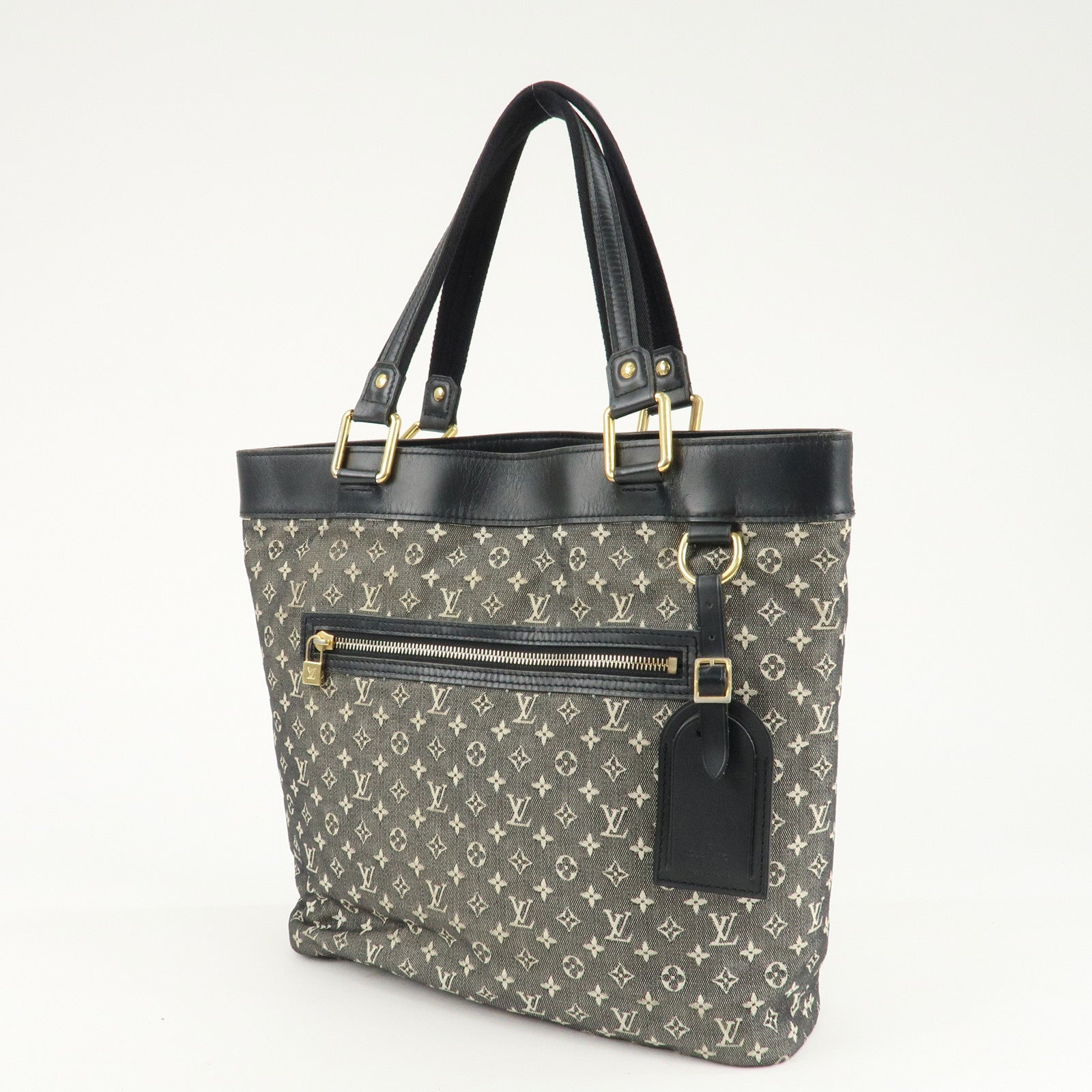 Louis Vuitton Monogram Mini Lucille GM Tote Bag Noir M92609 Used