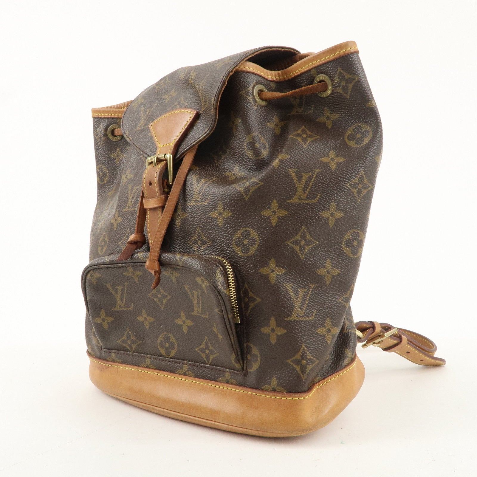 Louis Vuitton Monogram Montsouris MM Back Pack Backpack  M51136