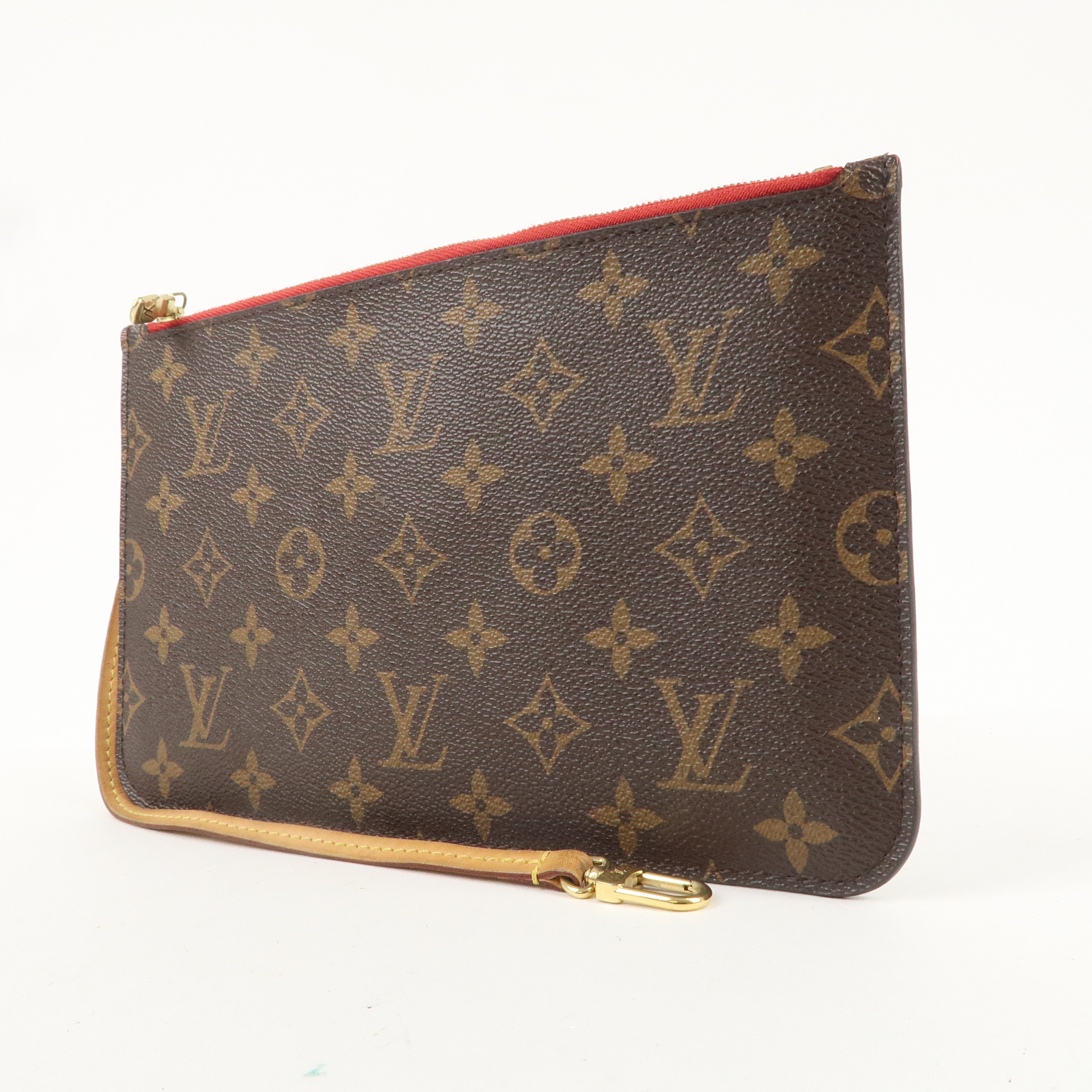 Louis Vuitton Monogram Pouch For Neverfull MM Cerise