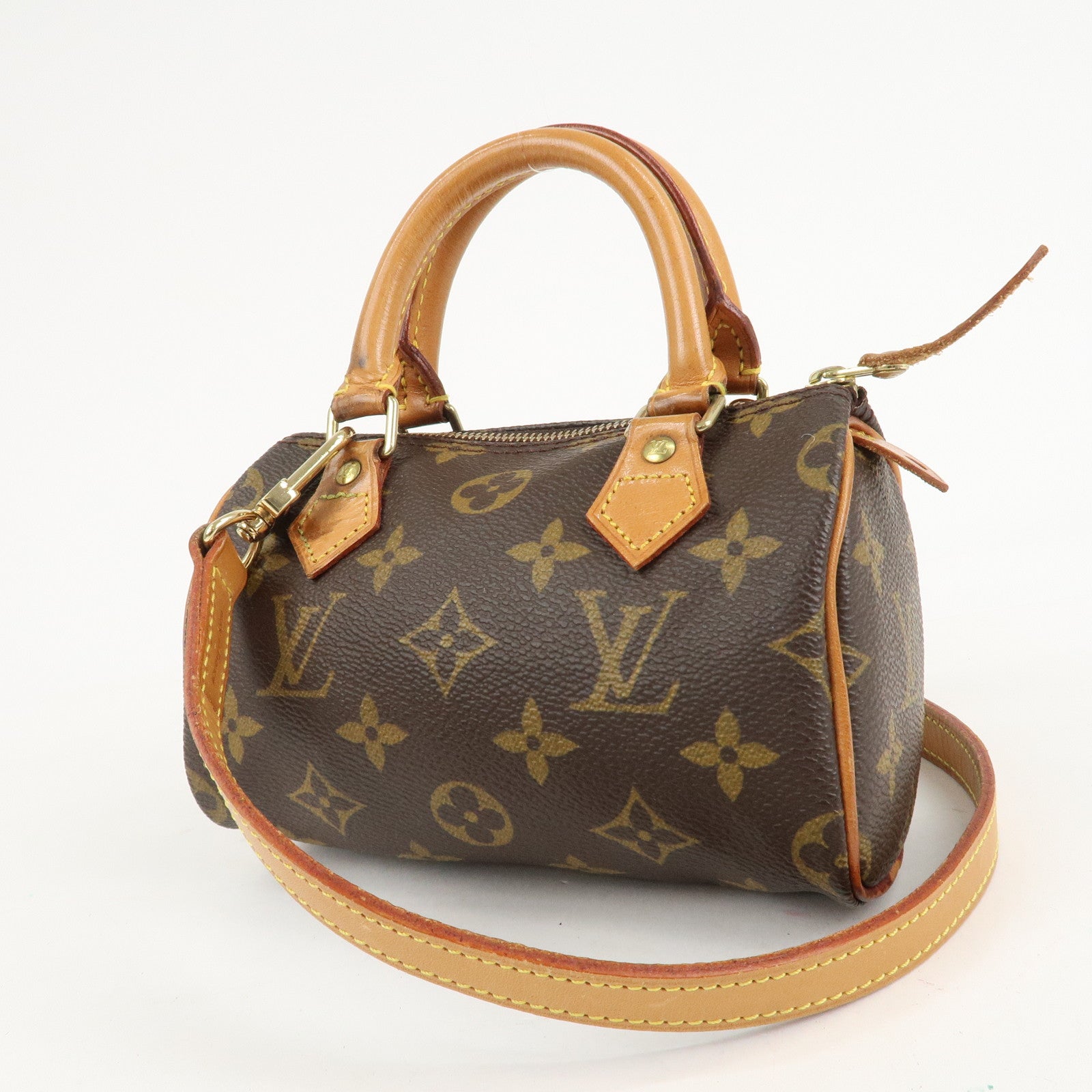 Louis Vuitton Monogram Mini Speedy 
Strap M41534 J75010