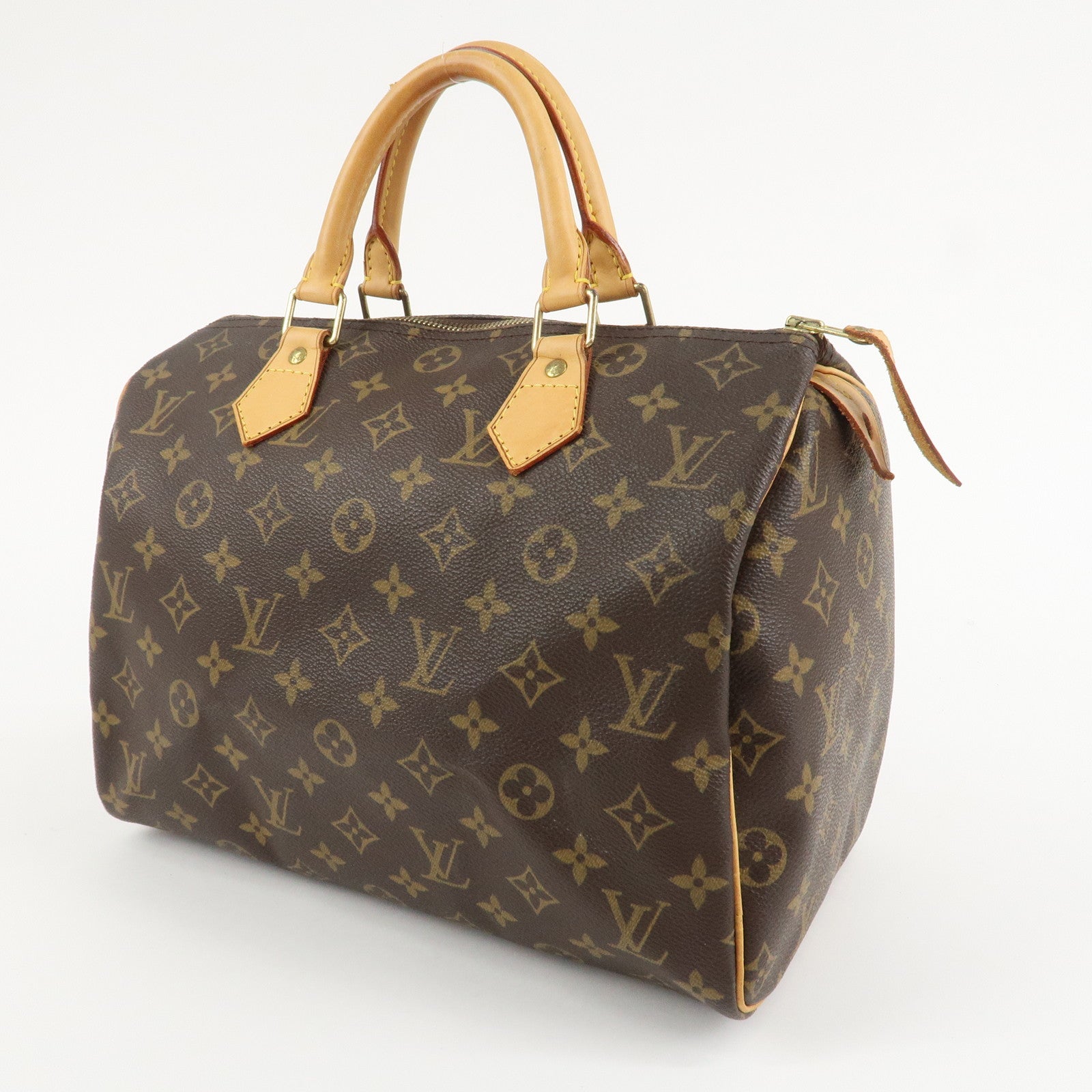 Louis Vuitton Monogram Speedy 30 Hand Bag Boston Bag M41526 Used