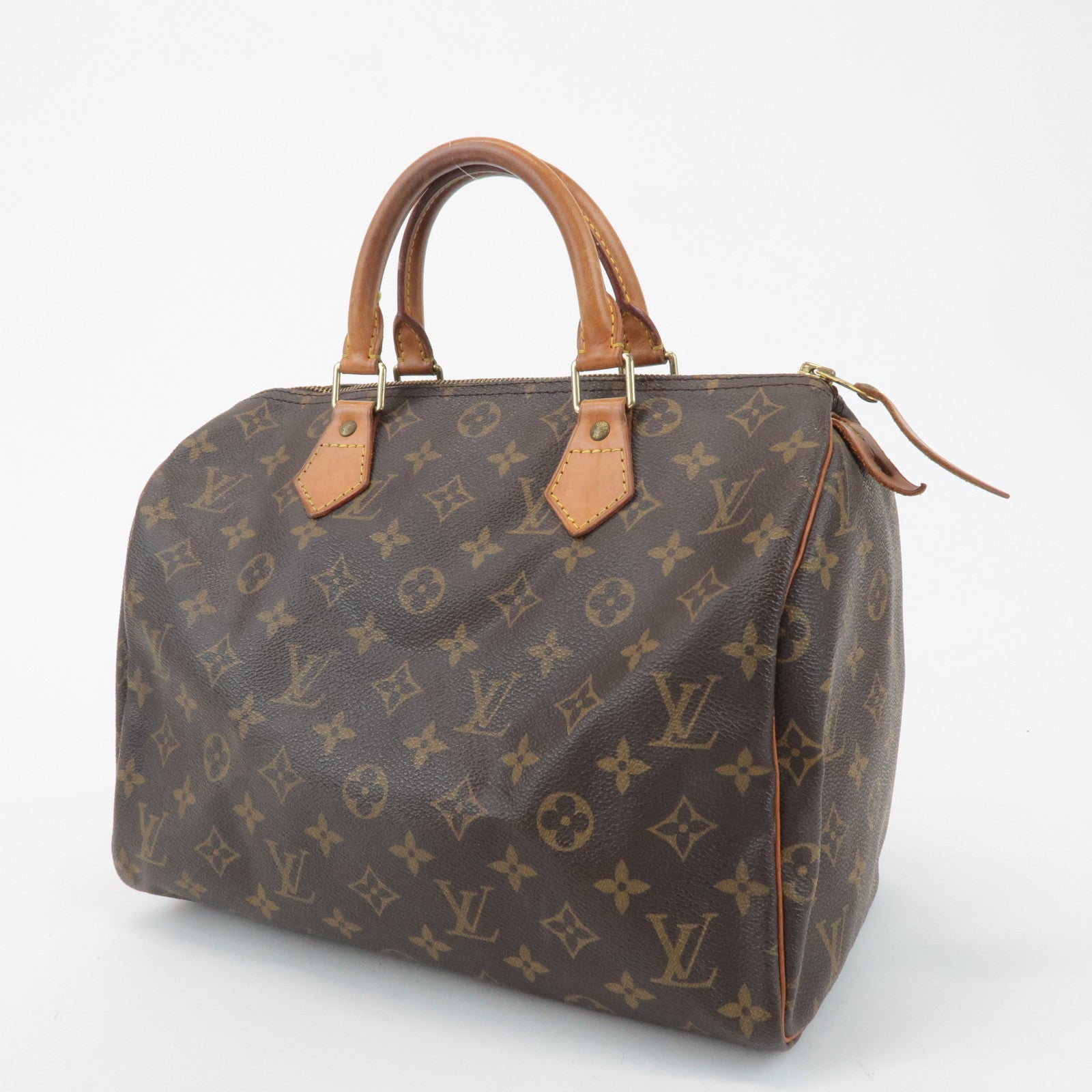 Louis Vuitton Monogram Speedy 30 Hand Bag Boston Bag M41526 Used