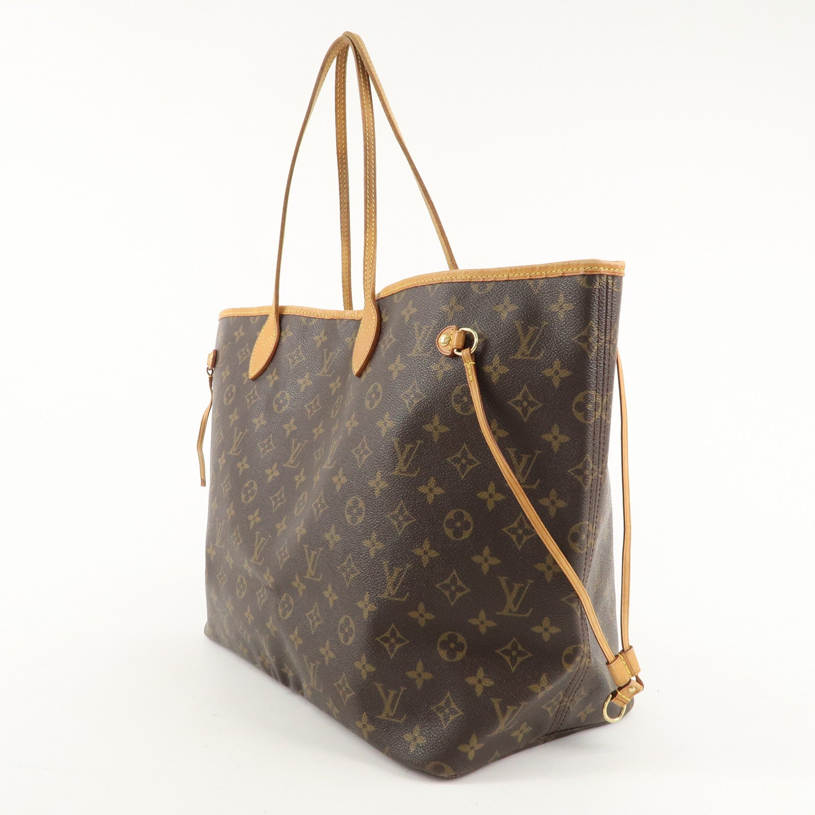 Louis Vuitton Monogram Neverfull GM Tote Bag Brown M40157