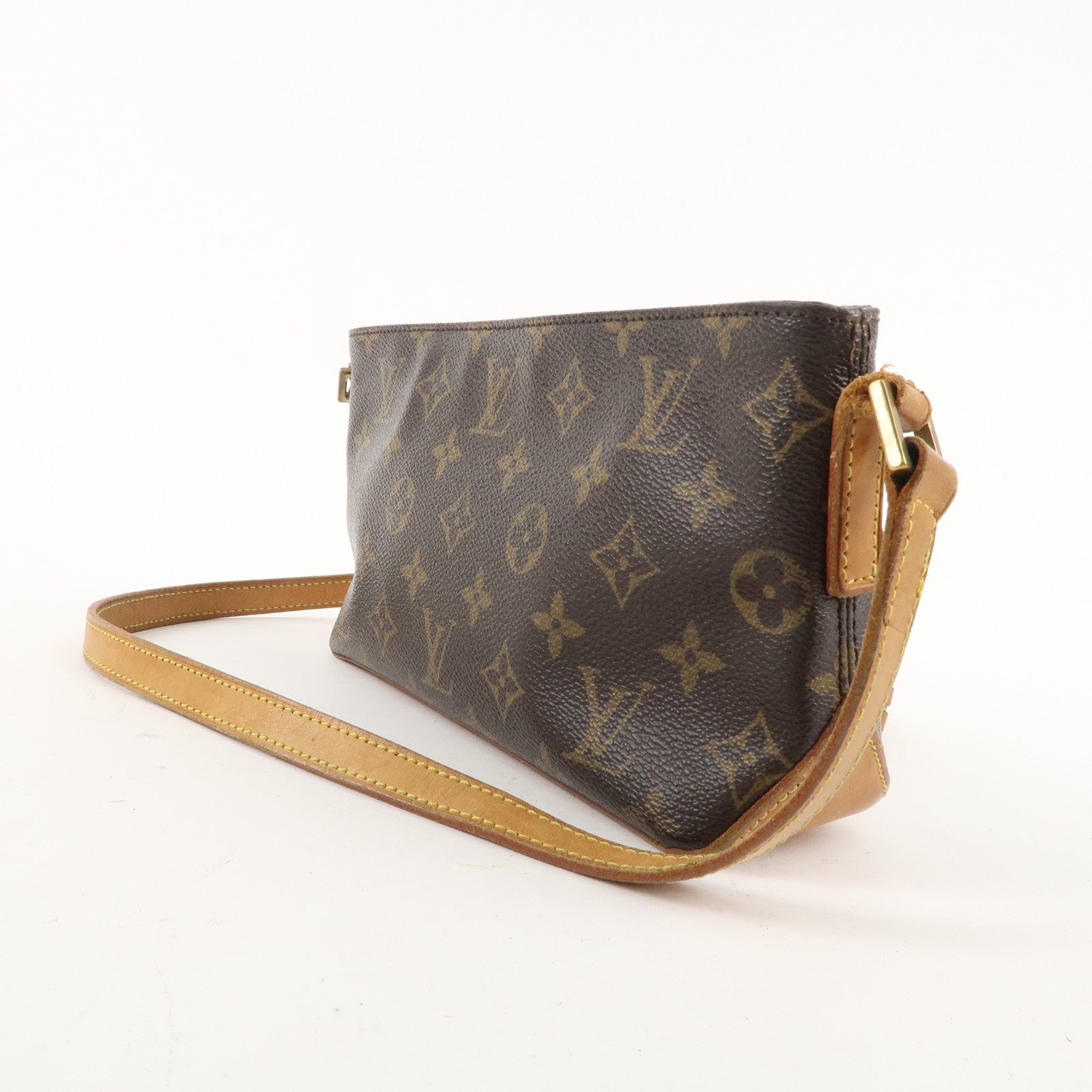 Louis Vuitton Monogram Trotteur Shoulder Bag Brown M51240