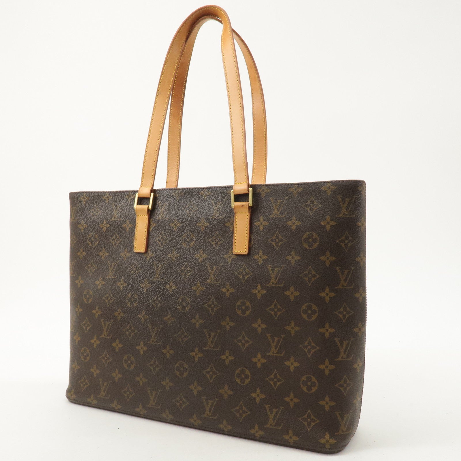 Louis Vuitton Monogram Luco Tote Bag Hand Bag Brown M51155